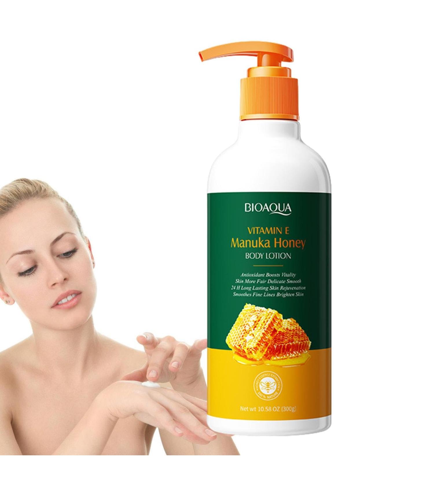 Honey Body Lotion | Firming & Hydrating Vitamin E Face Moisturizer for Dry Skin Hydrating Moisturizer for Face and Body Cream for Dry Skin for Women Higyee - Buy Online on GoSupps.com