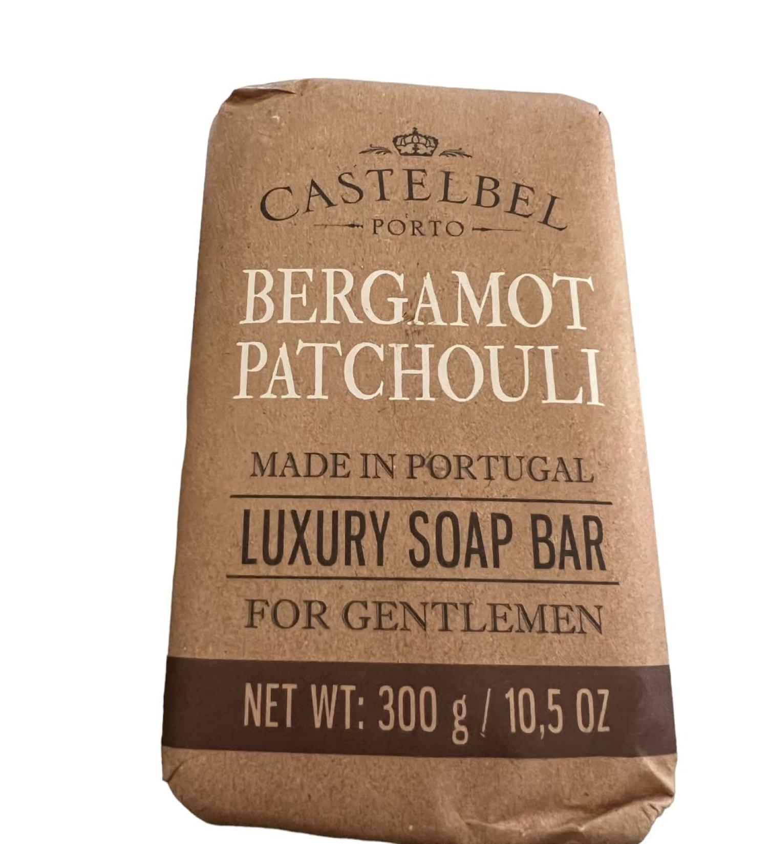 Castelbel Bergamot & Patchouli Soap Bar For Men 10.5 Oz