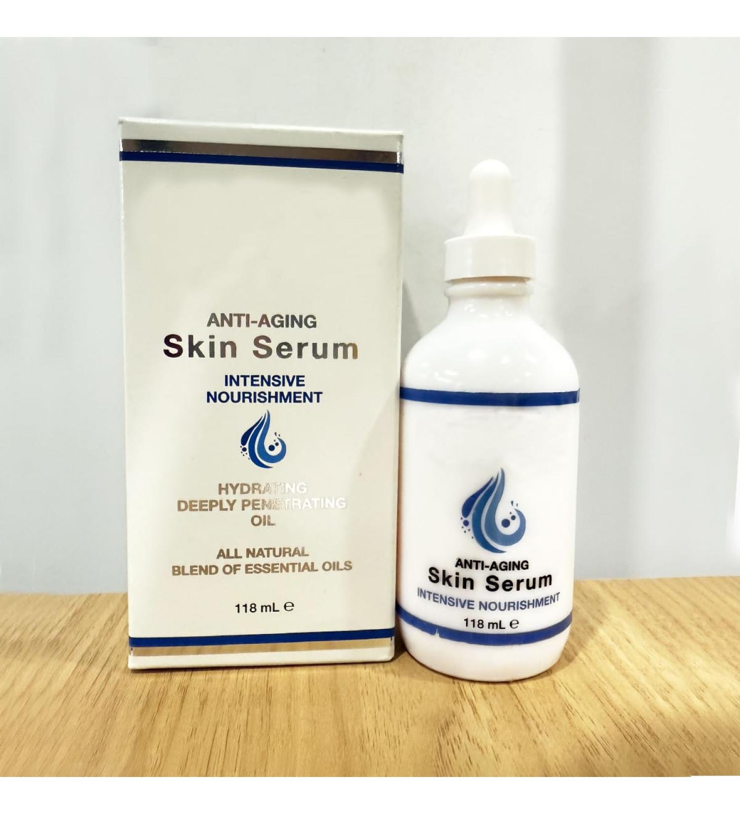 Dry Itchy Oil Anti-Aging Skin Serum Intensive Nourishment Natural Essential Oil Blend Hydrating Deep Penetrating Formula 118mL