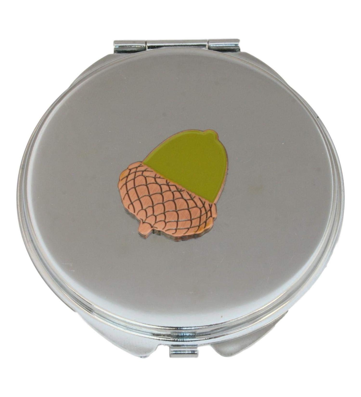 Acorn Compact Mirror Handbag Gift With Free Engraving 554 - Buy Online on GoSupps.com