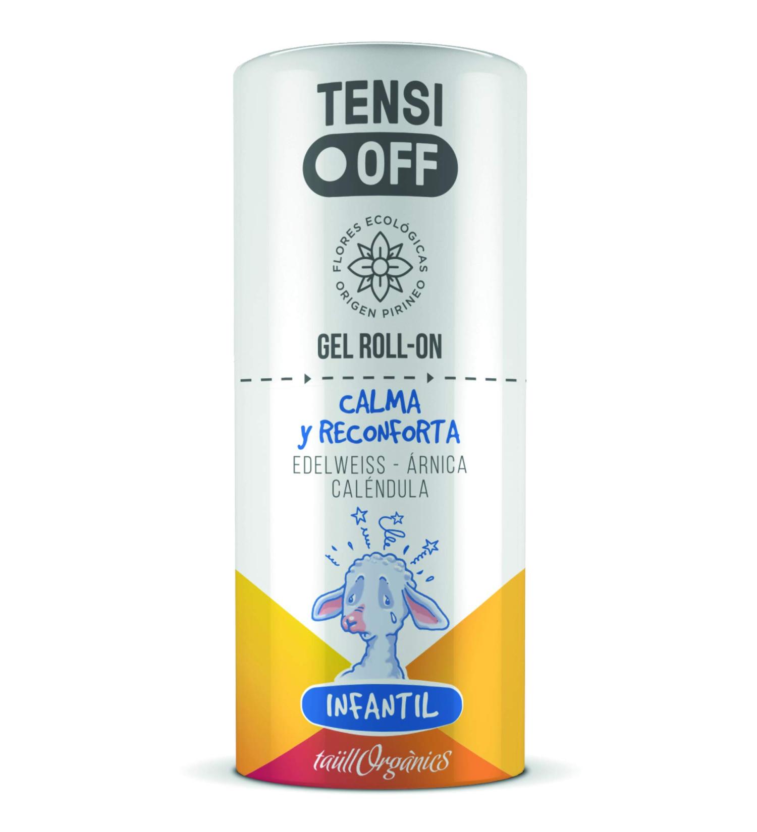 Tala Organics Tensi Off Children's Gel 50ml | Eco-Friendly Roll-On for Bumps & Bruises with Edelweiss Arnica & Marigold | Anti-Inflammatory Care - Buy Online on GoSupps.com