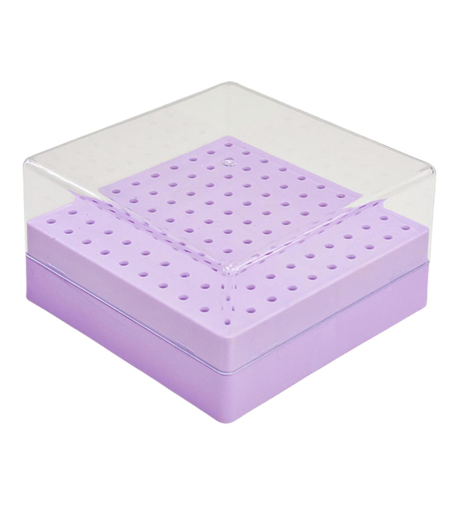 Porte-forets de manucure portable 100 conteneurs transparents pour salon ou usage domestique - Buy Online on GoSupps.com