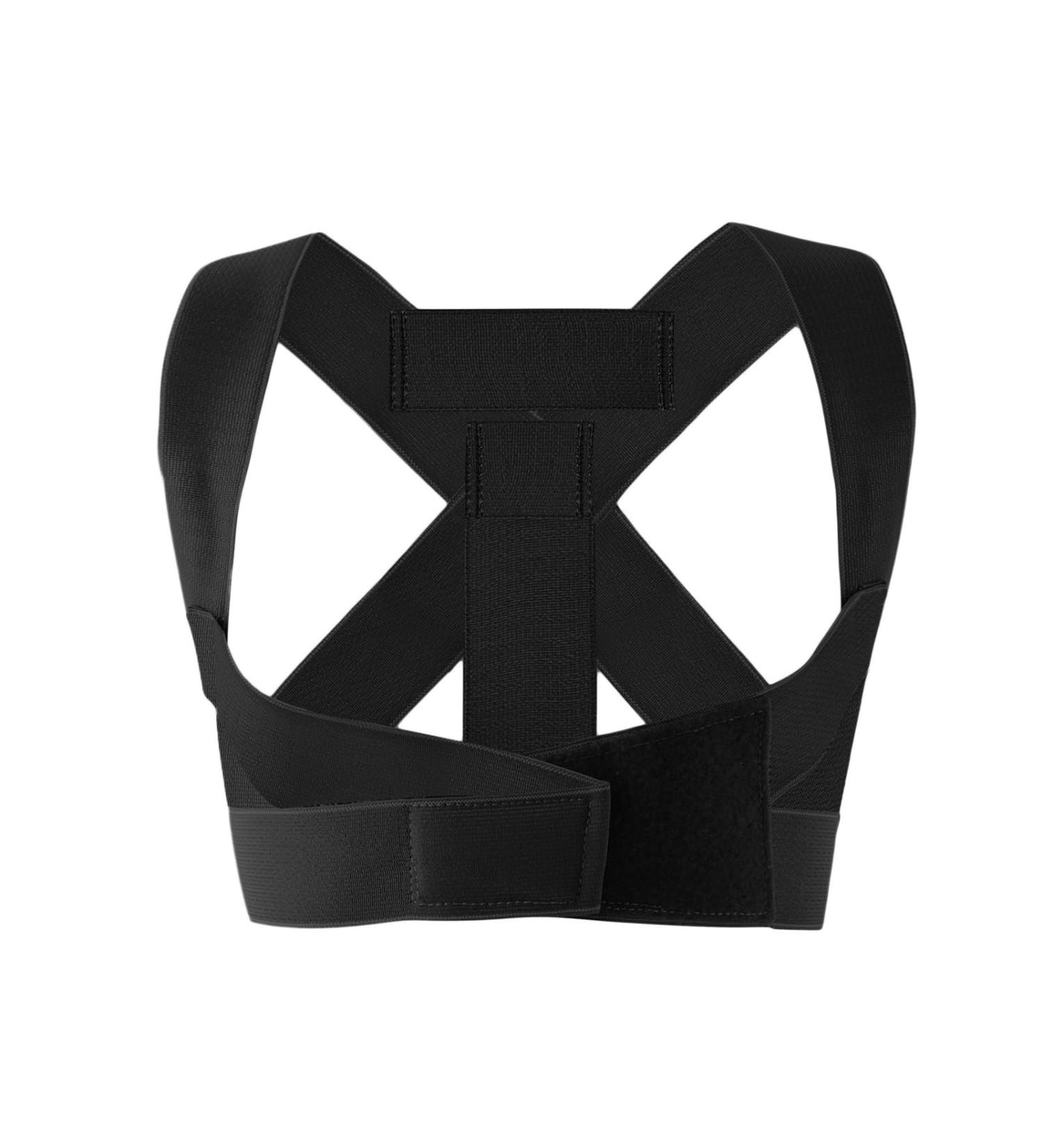 Hunchback Corrector Humpback Corrector Breathable Invisible Unisex Posture Support Back Support for Young People Black S Small Black - Buy Online on GoSupps.com