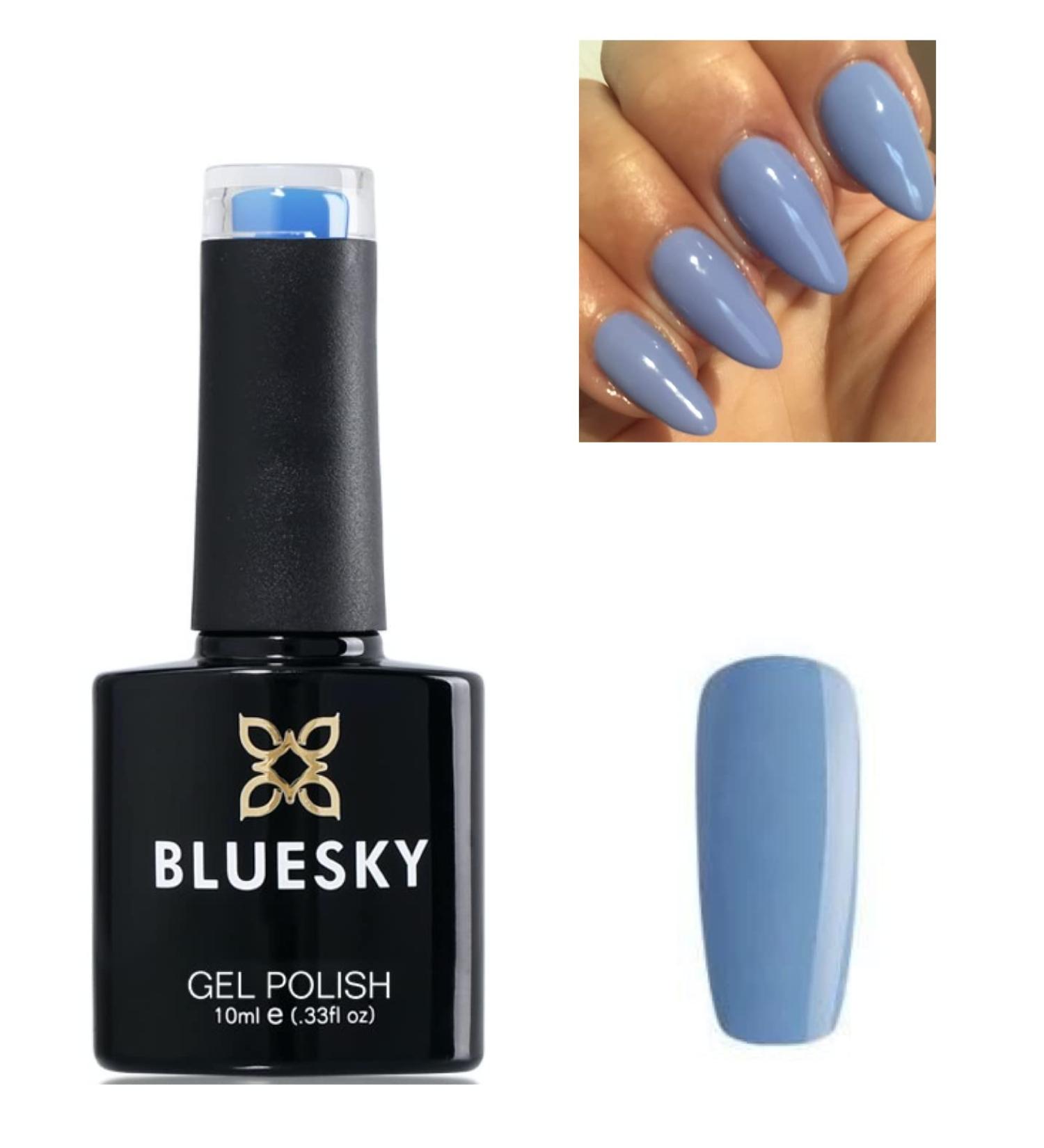 Bluesky Gel Nail Polish BLUE LILAC SPRING SUMMER COLOR MEET MY PRICE DC44 UV LED Soak Off 10ml (Requires Drying Under UV/LED Lamp) - Buy Online on GoSupps.com