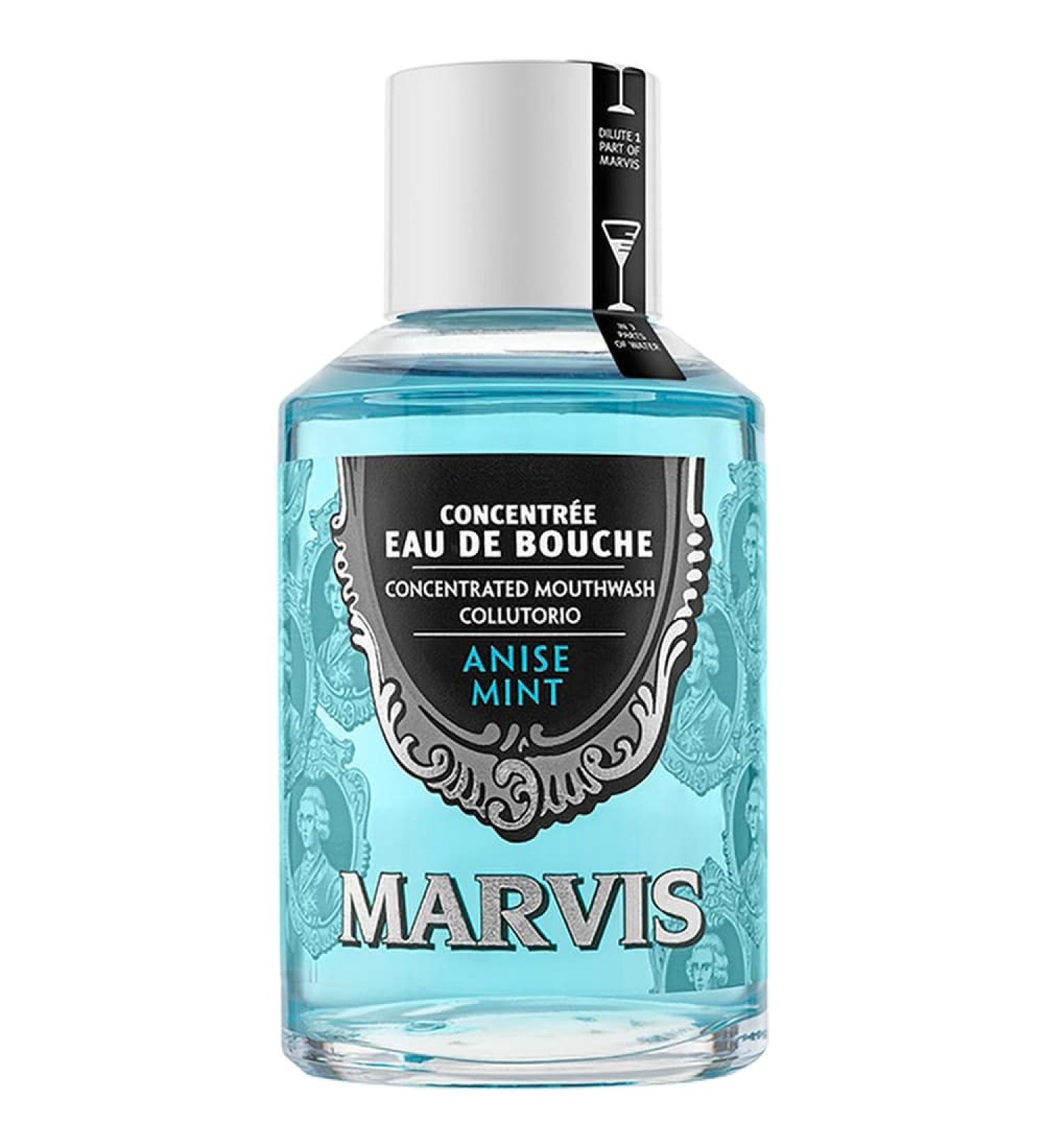 Buy MARVIS Anise Mint Mouthwash Concentrate 120ml - Refreshing Anise & Mint for Long-Lasting Freshness | International Shipping Available - Buy Online on GoSupps.com