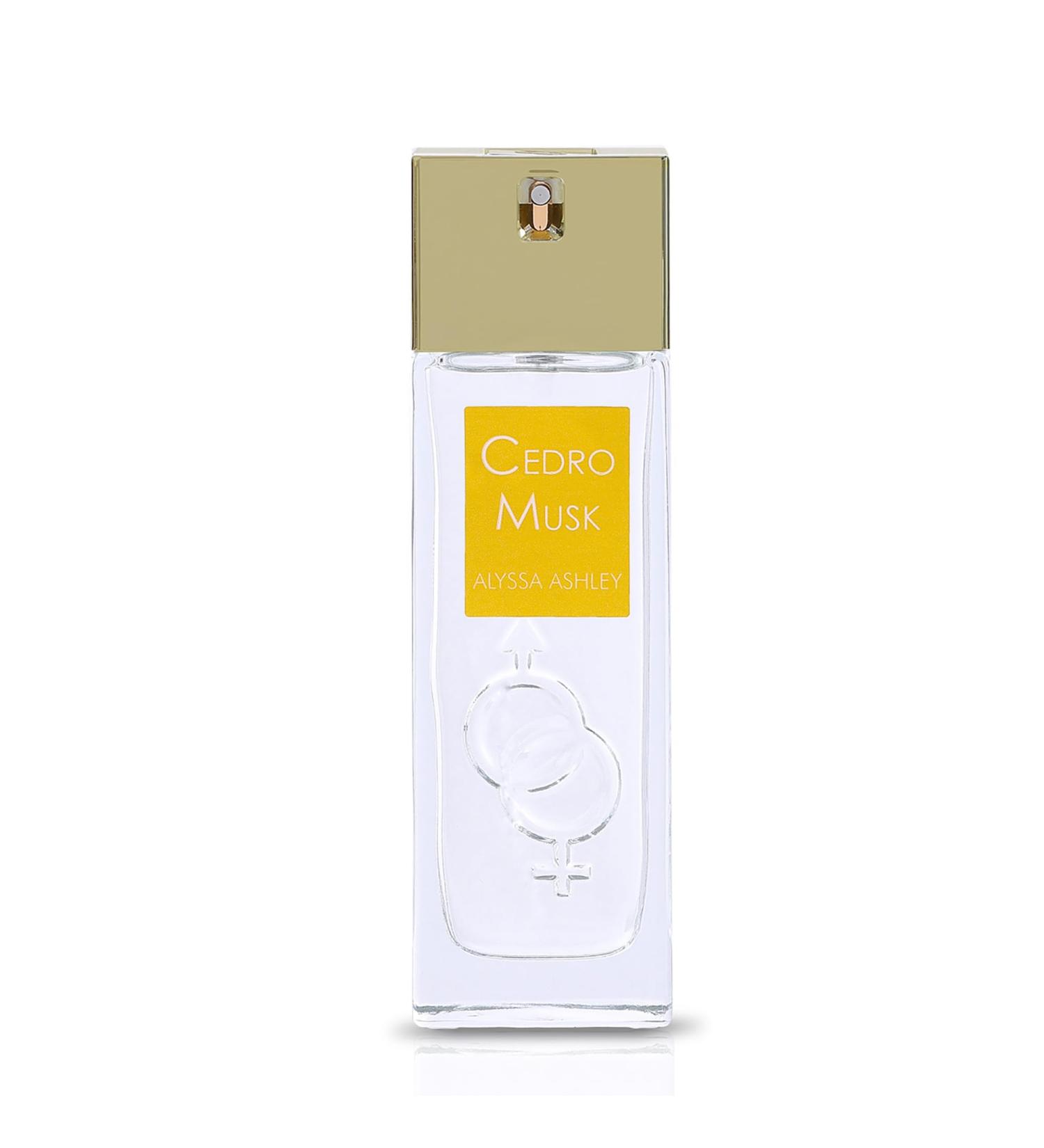 Alyssa Ashley Cedro Musk - Elegant Women's Fragrances - Perfumes for Women - Fresh Women Perfume with Notes of Cedar Jasmine Amber and Musk - 1.7 oz - Buy Online on GoSupps.com