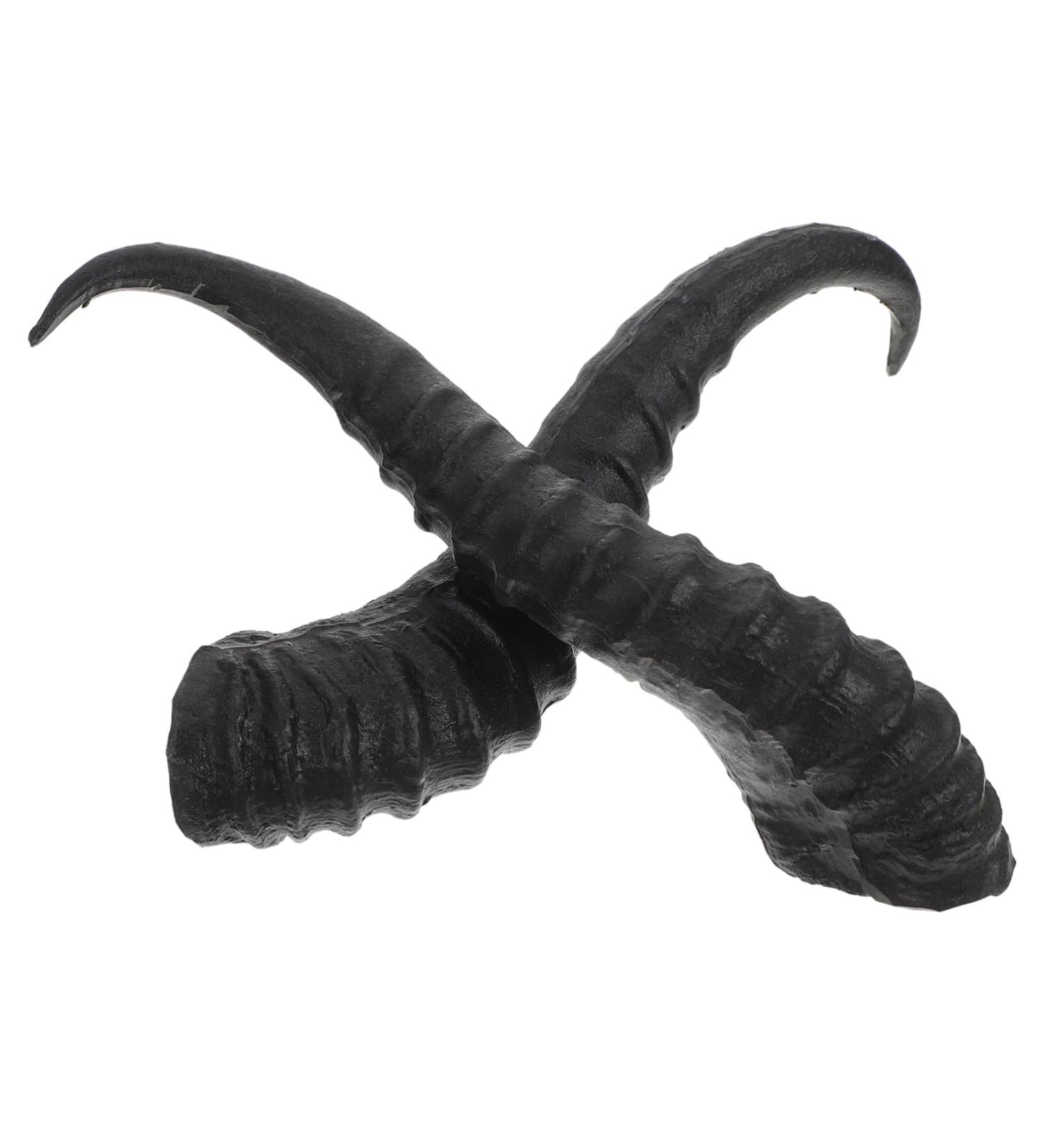 GAROZATION 1 Pair DIY Croissant Hair Accessories Plastic Sheep Horns Plastic Horns for DIY Headband Costume DIY Horns Costume Props Cosplay Party Supplies Props for Halloween Party - Buy Online on GoSupps.com