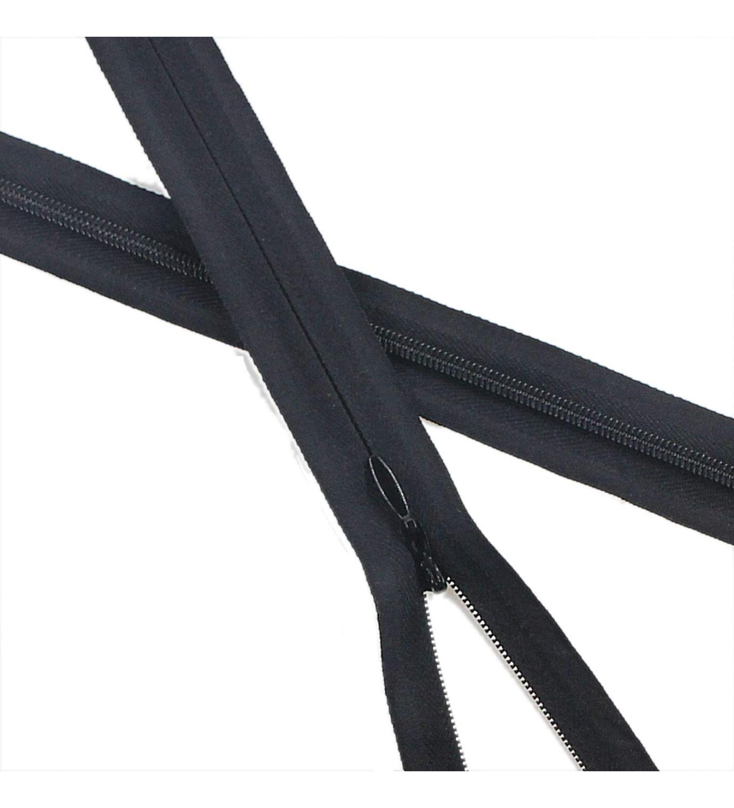 Leekayer 24 inch Black Nylon Coil Zippers - Pack of 20 | DIY Sewing Tools for Crafts - Buy Online on GoSupps.com