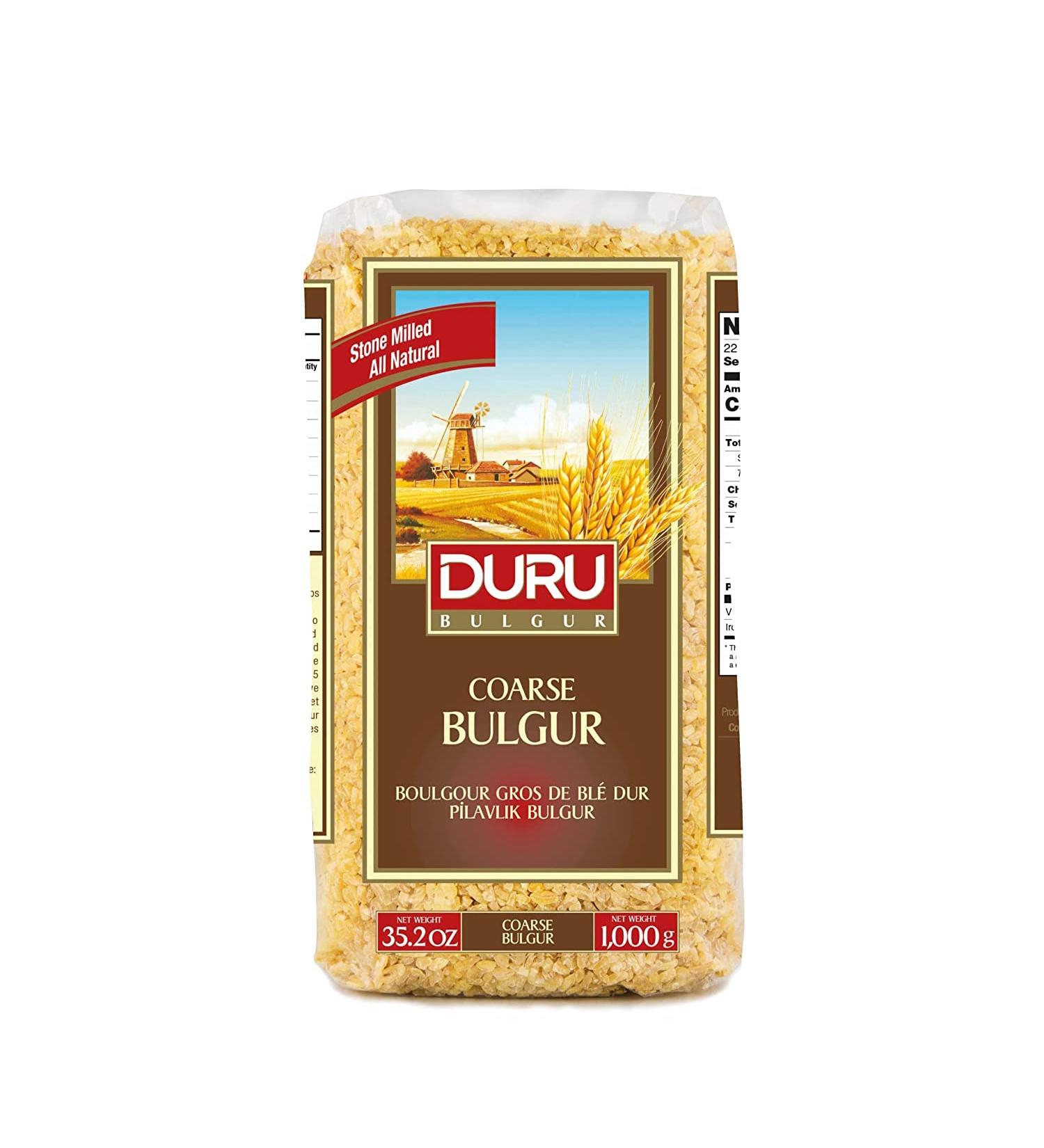 Duru Coarse Bulgur 2.2lb - 100% Natural Wheat Berries for Pilaf | High Fiber & Protein, Non-GMO | Vegan-Friendly Alternative to Rice - Buy Online on GoSupps.com