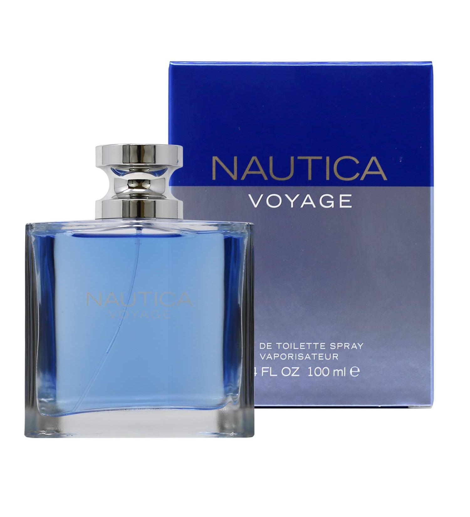 Nautica Voyage by Nautica Eau de Toilette Spray for Men 3.4oz - Pack of 1 | Long-lasting Fresh Wood Scent - Buy Online on GoSupps.com