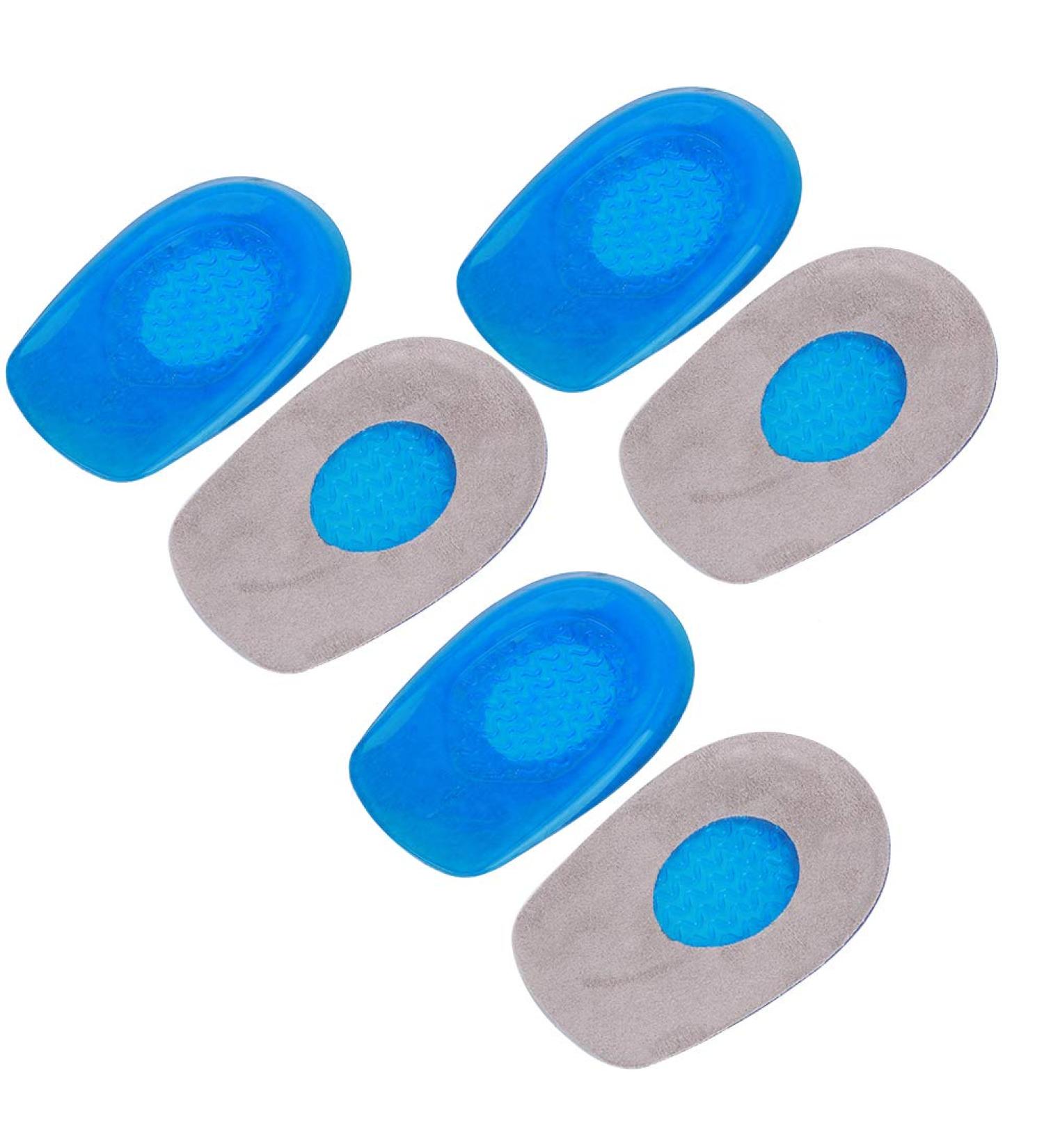 Optimize Your Comfort with 3Pair Insert Heel Pads - Soft Silicone Antalgic Insoles for Women | All-Day Shock Absorption & Cushioning for Heel Discomfort Relief - Buy Online on GoSupps.com