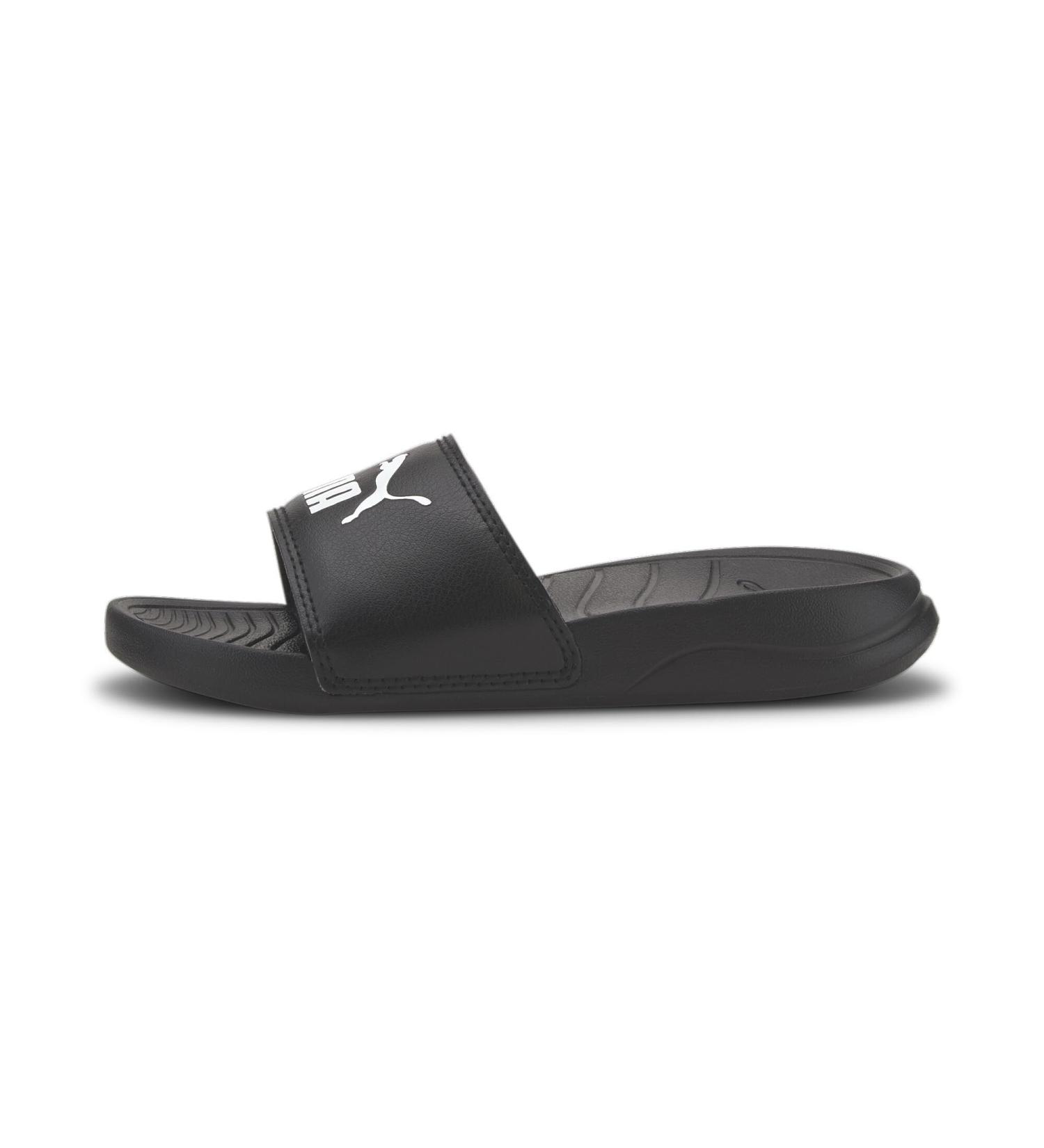 PUMA Unisex Kids Popcat 20 PS Slide Sandals - 34.5 EU - Puma Black & White | International Shipping - Buy Online on GoSupps.com