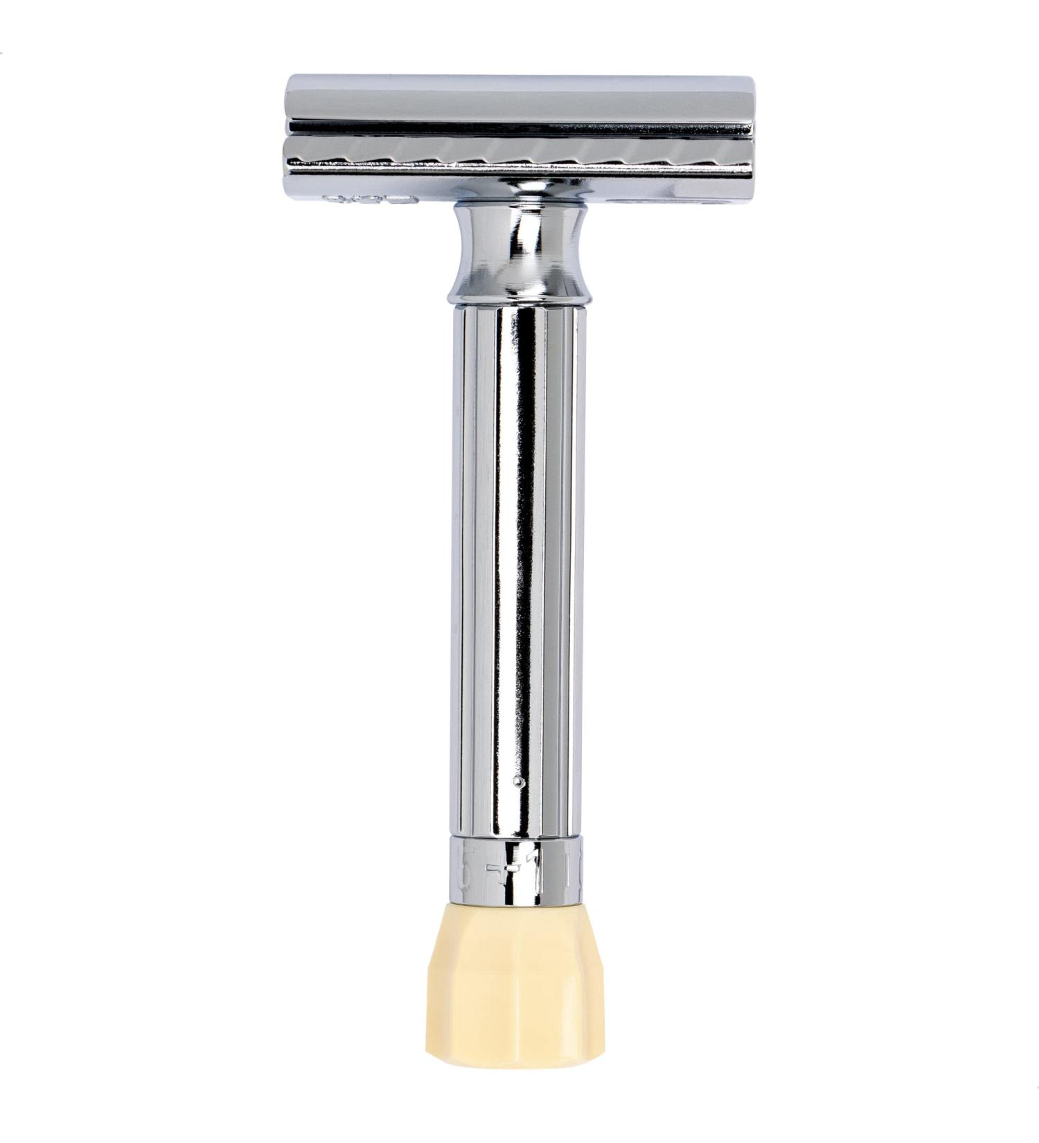 Mercury Adjustable Razor Plane 500C | Classic Chrome Wet Shaving Tool | Premium Zinc & Brass Handmade in Germany - Buy Online on GoSupps.com