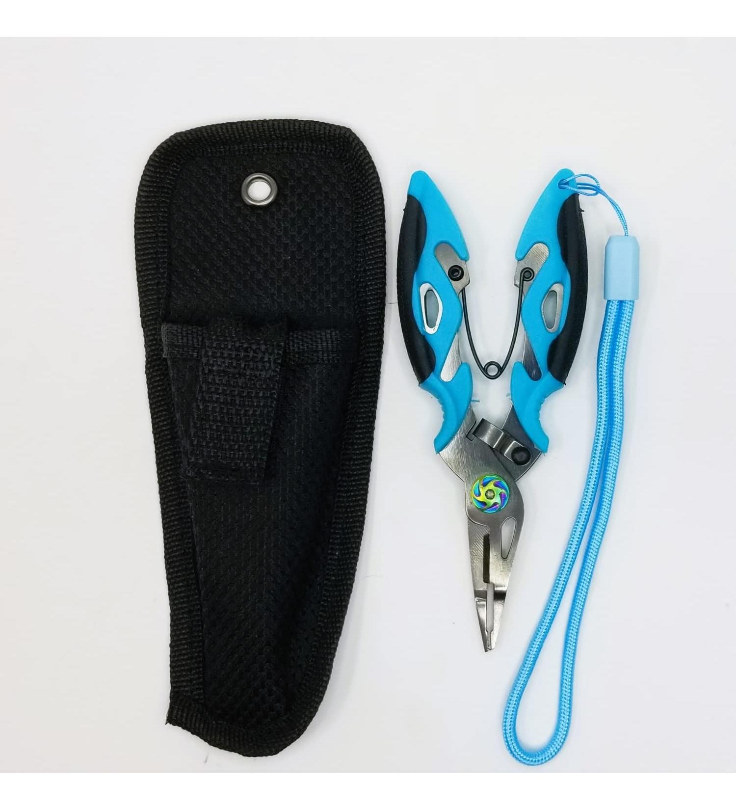 Loud Mouth Bass Fishing Pliers Set - Stainless Steel Titanium Coated Needle Nose, Split Ring, and Hook Remover Tool for Fishermen - Buy Online on GoSupps.com