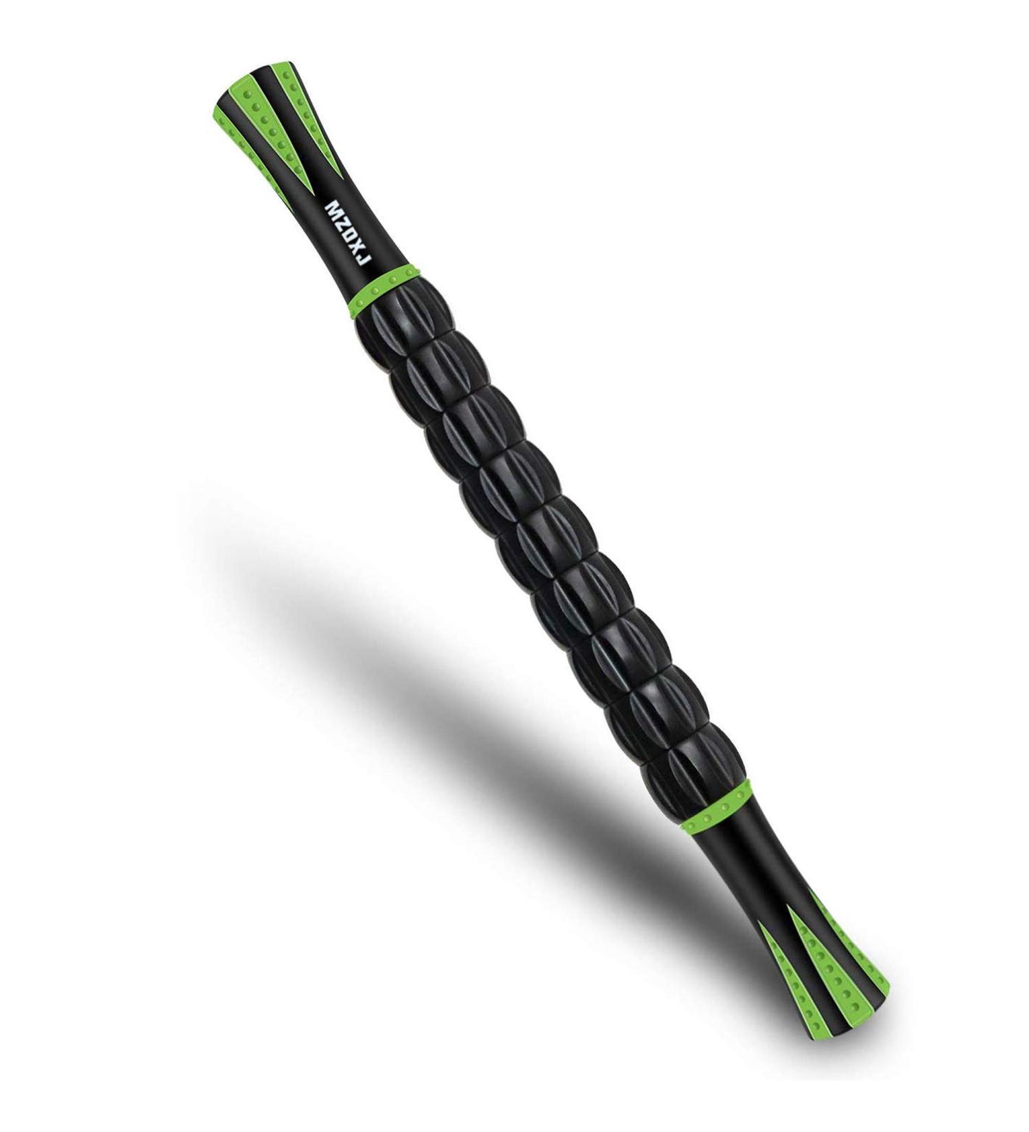 Muscle Roller Stick for Athletes - Relieve Soreness & Tightness - Green/Black - Buy Online on GoSupps.com