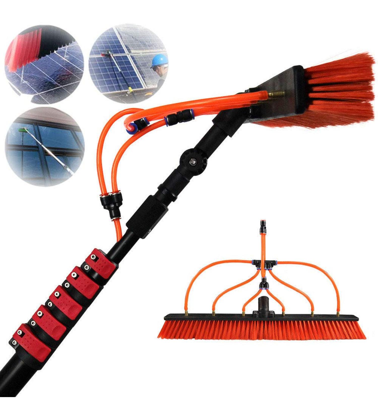 Outdoor Window Cleaning Brush Extendable Cleaner Conservatory Roof Water Fed Telesbrush Window Cleaning Pole Suitable for Photovoltaic Panel Cleaning Trucks Windows/12Ft/3.6 30Ft/9M - Buy Online on GoSupps.com