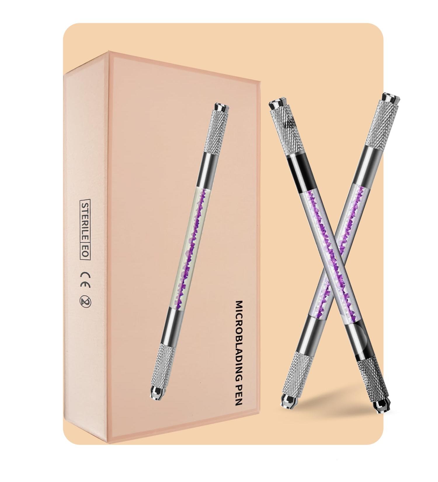 Shop PreciRise Microblading Pen & Supplies - Practice Skin + Two Purple Pens for Beginners & Artists - International Shipping Available - Buy Online on GoSupps.com
