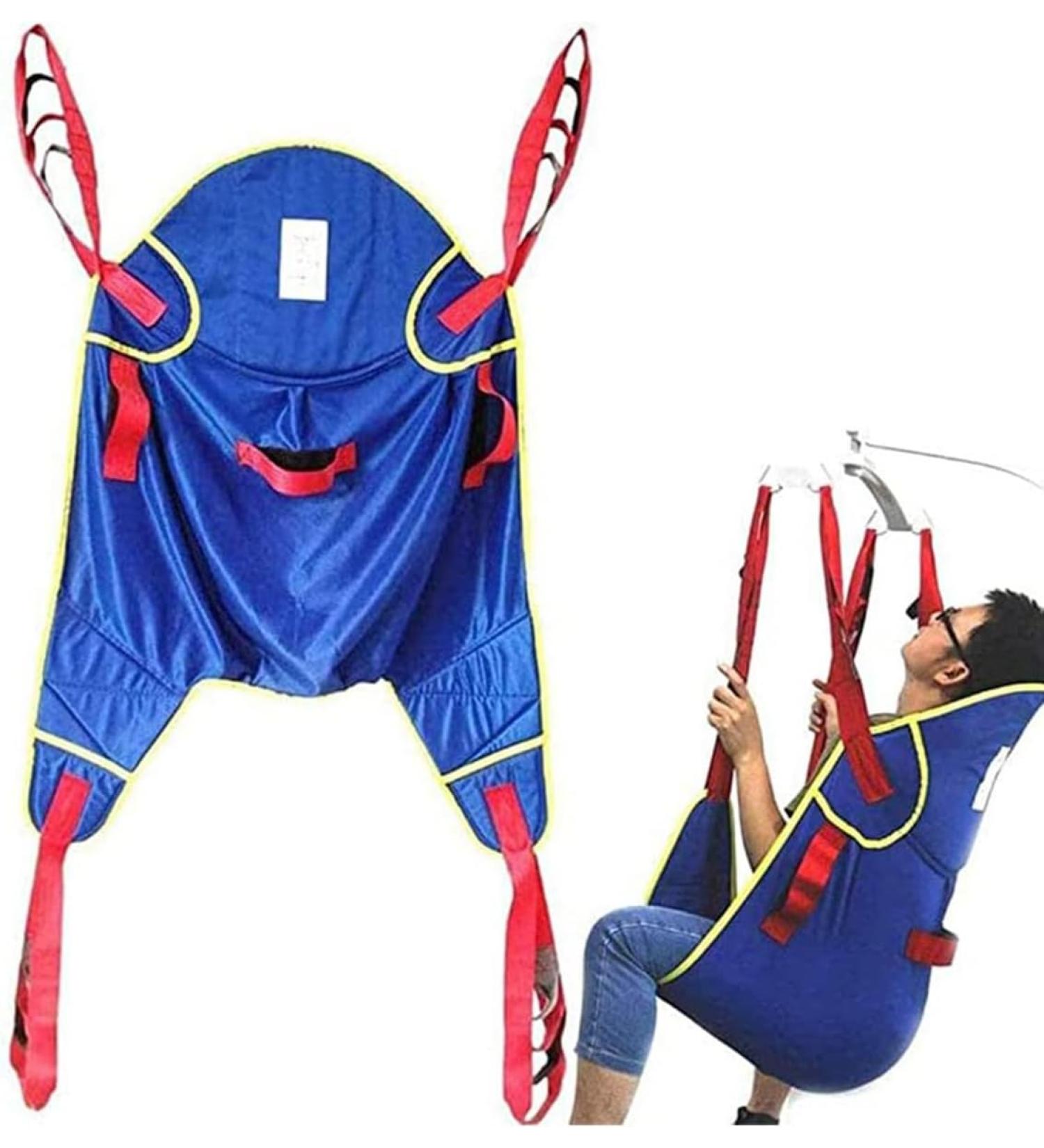 Patient Lift Slings Patient Lift Toileting Sling Bathroom Transfer Hammock Divided Leg Sling Stair Transfer Belt 4-Point Transfer Sling for Shower Home Use Transfer Belt Large - Buy Online on GoSupps.com