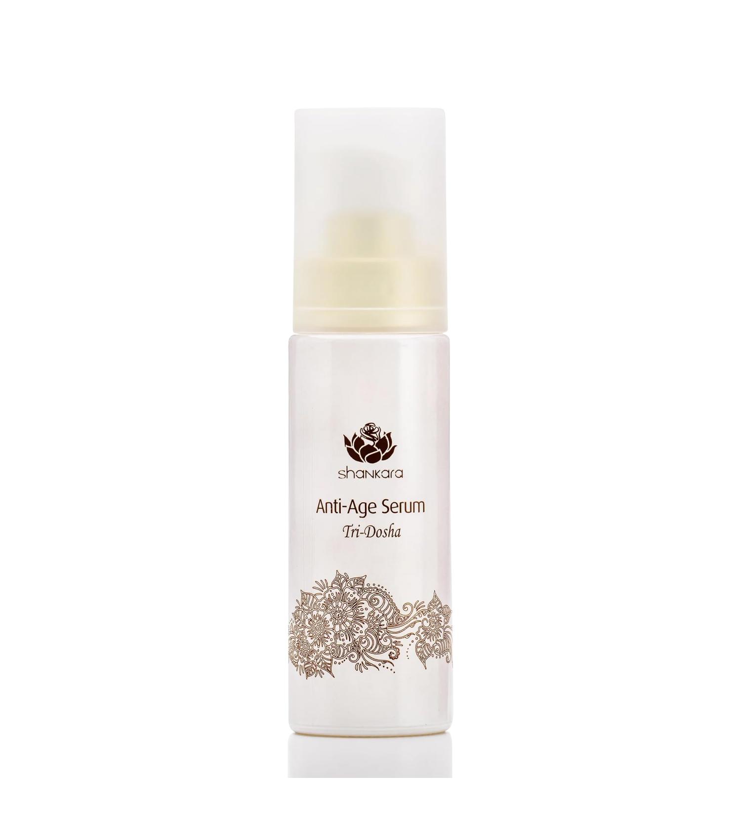 Shankara Ageless Vitamin C Serum - Hydrating Herbal Neck & Face Serum for Dark Spots Fine Lines & Wrinkles - Cruelty-Free & Fragrance-Free (30ml - Buy Online on GoSupps.com