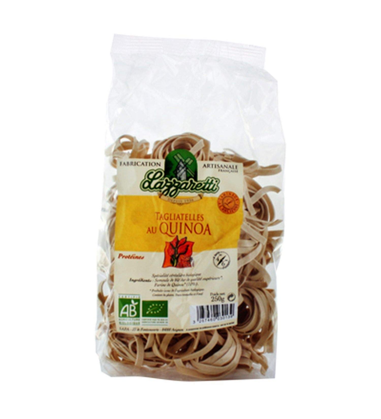 LAZZARETTI Organic Lazzaretti Quinoa Tagliatelle P te 250g