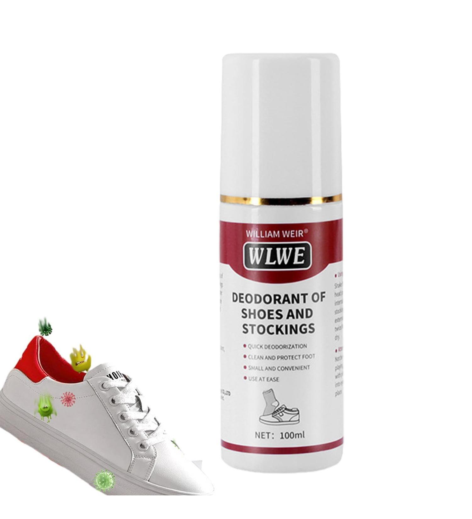 Shoe Spray Deodorizer - Shoe Spray Odor Eliminator Spray 100ml Natural Long-Lasting Quick Dry Shoe Smell Fighter for Canvas Leather Gym Shoes Kerali - Buy Online on GoSupps.com