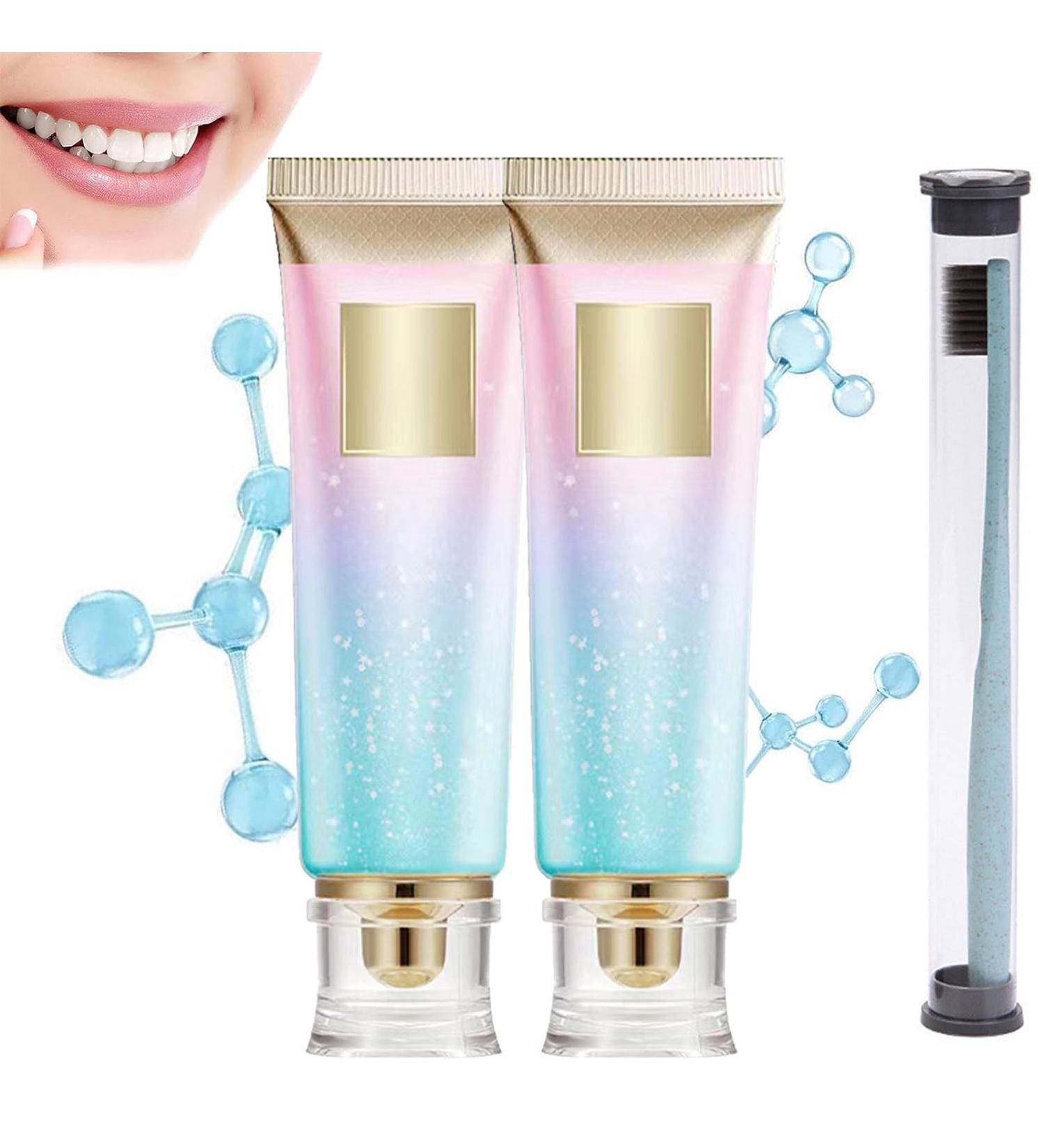 Xoermioy Niacinamide Whitening Toothpaste - Brightening & Deep Clean Kit (2PCS) for Dazzling White Smile | International Shipping - Buy Online on GoSupps.com