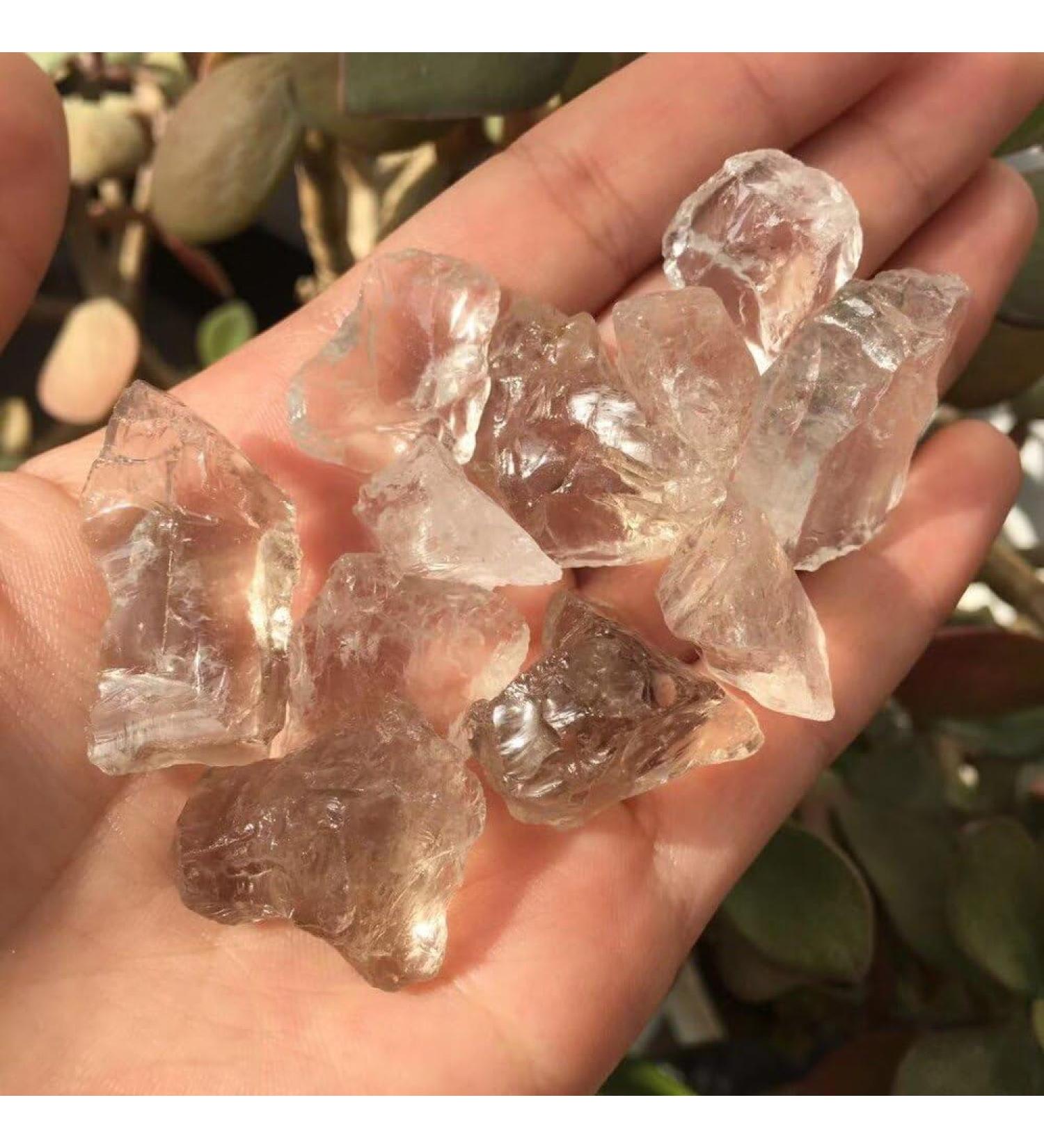 100g Natural raw Clear Smokey Quartz Rough Stone Natural Quartz Crystals Stone for Natural Luster - Buy Online on GoSupps.com