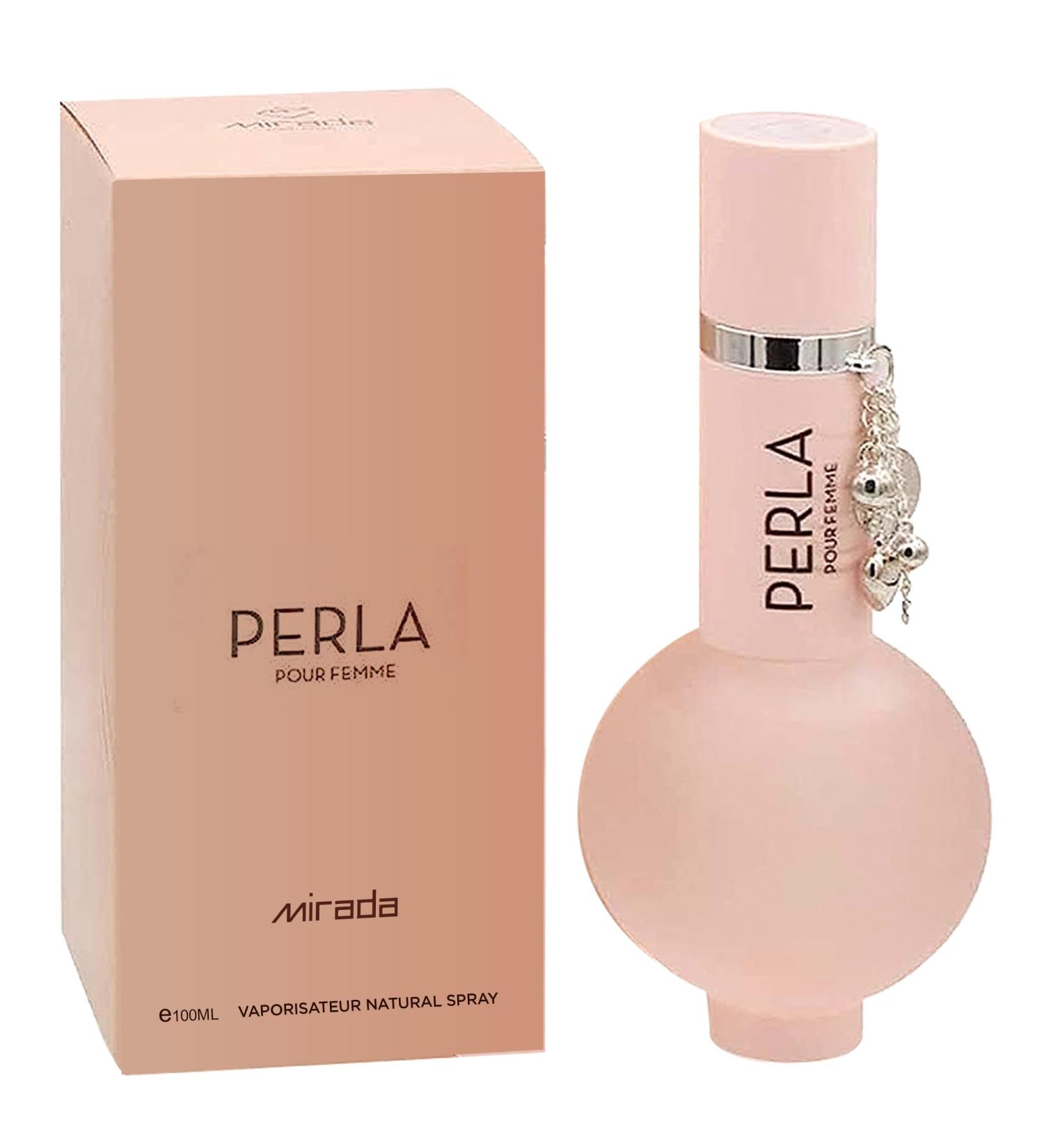 MIRADA Perla Women's Eau de Parfum (EDP) 3.4 FL. Oz (100ml) Women s Perfume with Notes of Apple Berry Lily Orchid Green Jasmine Caramel Musk - Buy Online on GoSupps.com