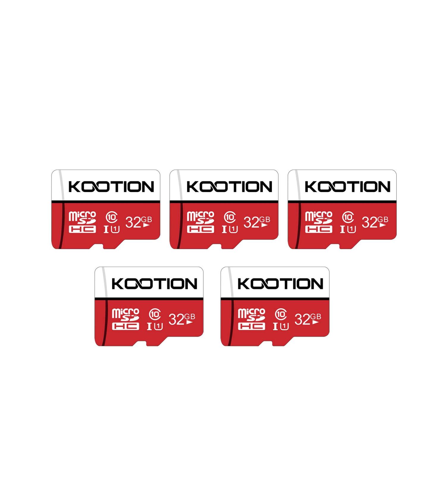KOOTION 5 X 32GB Micro SD Card Class 10 Micro SDHC Card 32GB TF Card High-Speed Micro SD Cards 5 Pack Memory Card UHS-1 C10 U1 5 32GB - Buy Online on GoSupps.com