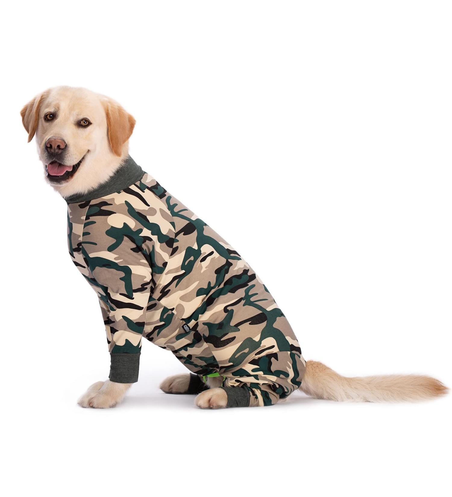 Miaododo Dog Onesie Pajamas For Medium Large dogs Professional Surgery Recovery Suit Full Belly for Shedding Allergy Anti Licking Wound Protection Dog Pjs Clothes(30 Camo) 30 Camo - Buy Online on GoSupps.com