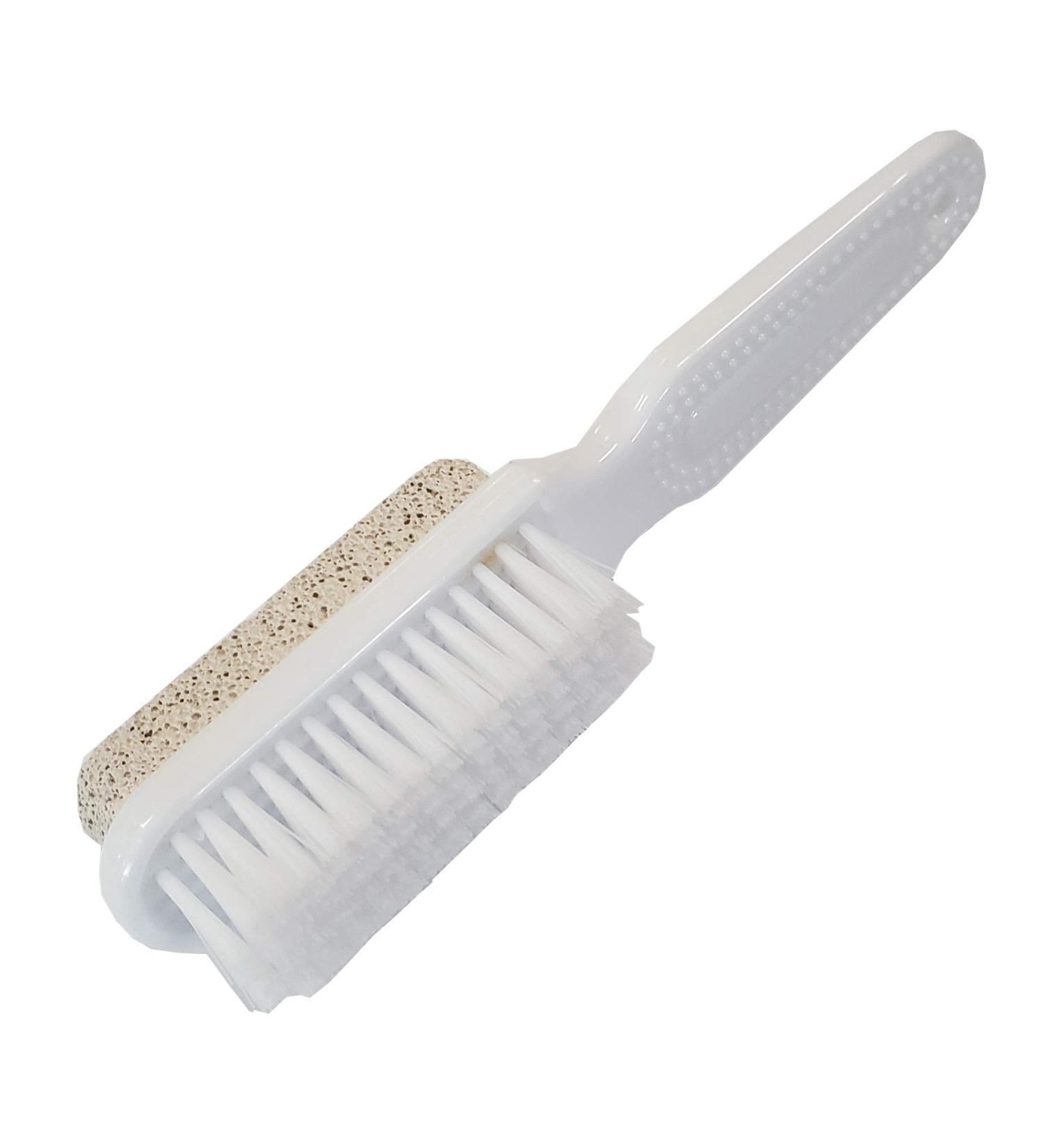 Foot Bristle Brush & Pumice Stone Combo for Exfoliation & Callus Removal - Body & Feet Scrubber for Smooth Skin - Ideal for Massage, SPA & Sauna by DreamCut - Buy Online on GoSupps.com