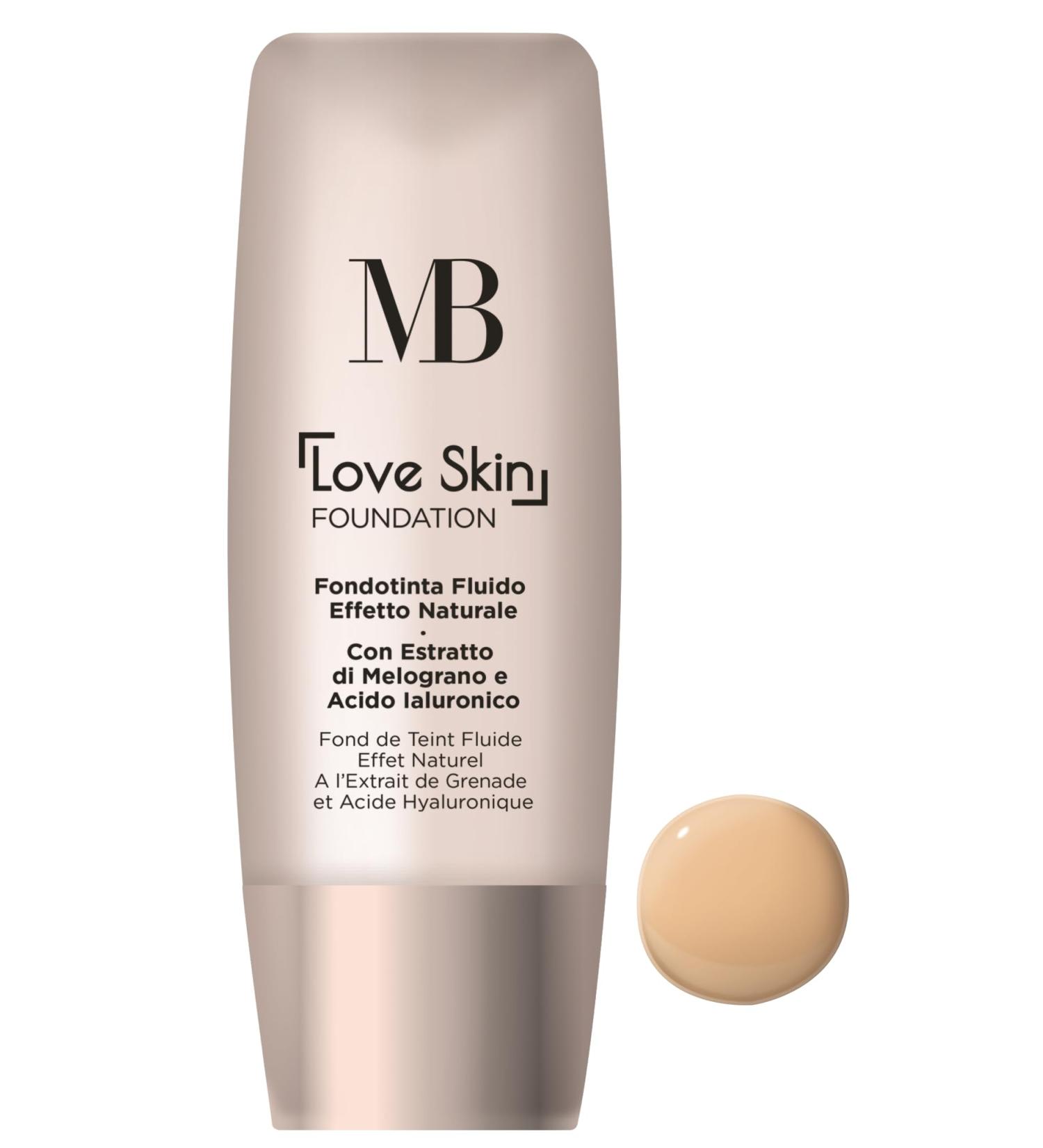MB Milano - Love Foundation Foundation Foundation - GOLDEN BEIGE 03 - Light & Natural - Moisturizes & Brightens - Buy Online on GoSupps.com