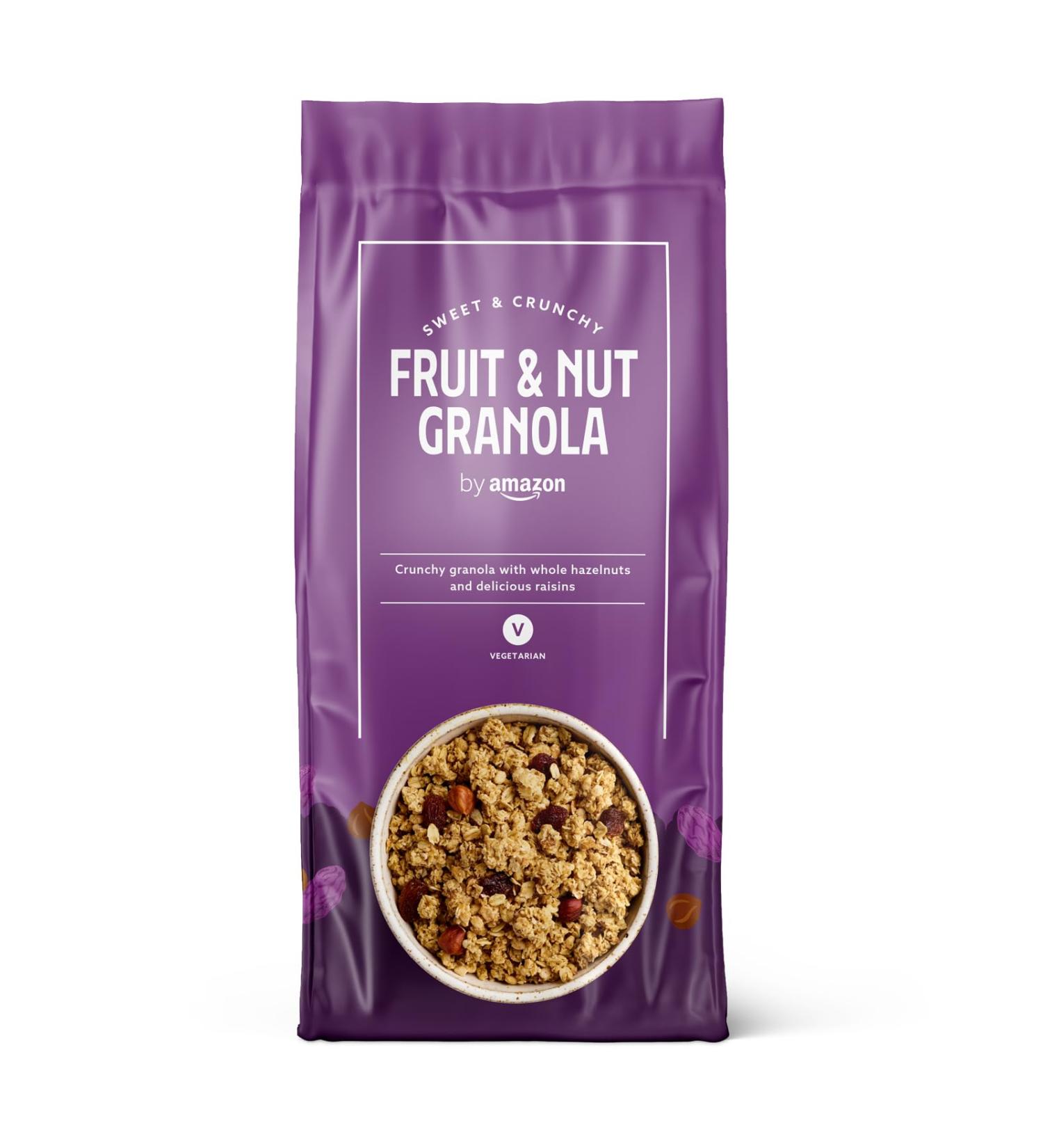 by Amazon Fruit & Nut Granola 750g 750 g (Lot de 1) Granola aux fruits et noix - Buy Online on GoSupps.com