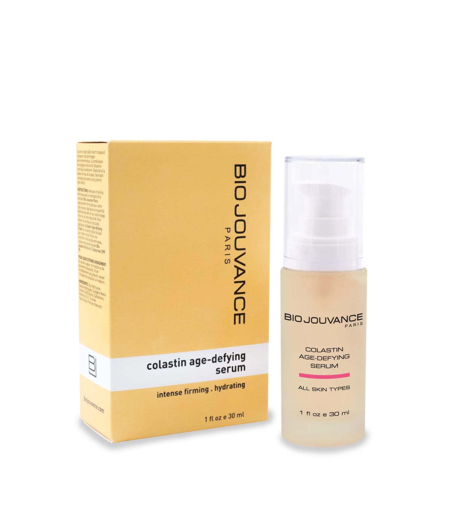 Bio Jouvance Colastin Age Defying Serum 1oz - Hydrating Cream for Eye & Face | Anti-Aging Facial Skin Care - Made in France - Buy Online on GoSupps.com