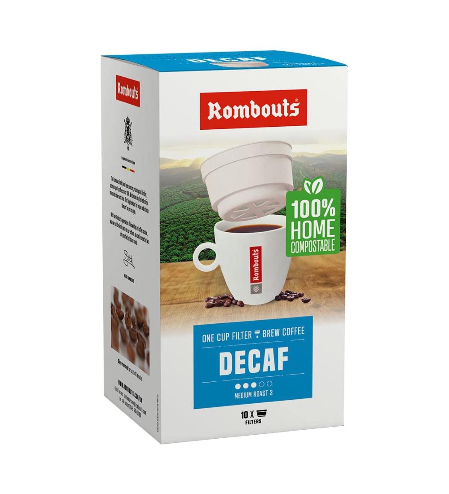 Filter Rombouts d caf in individuels caf s (10) - Paquet de 6 - Buy Online on GoSupps.com