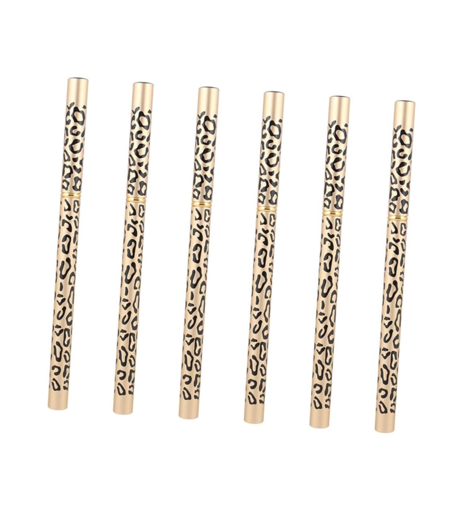 BIUDECO 6 Pcs Long Lasting Eyebrow Pencils Kit Gel Eyeliner Pencil Makeup Eyebrow Penci Palette Wooden Brown - Buy Online on GoSupps.com