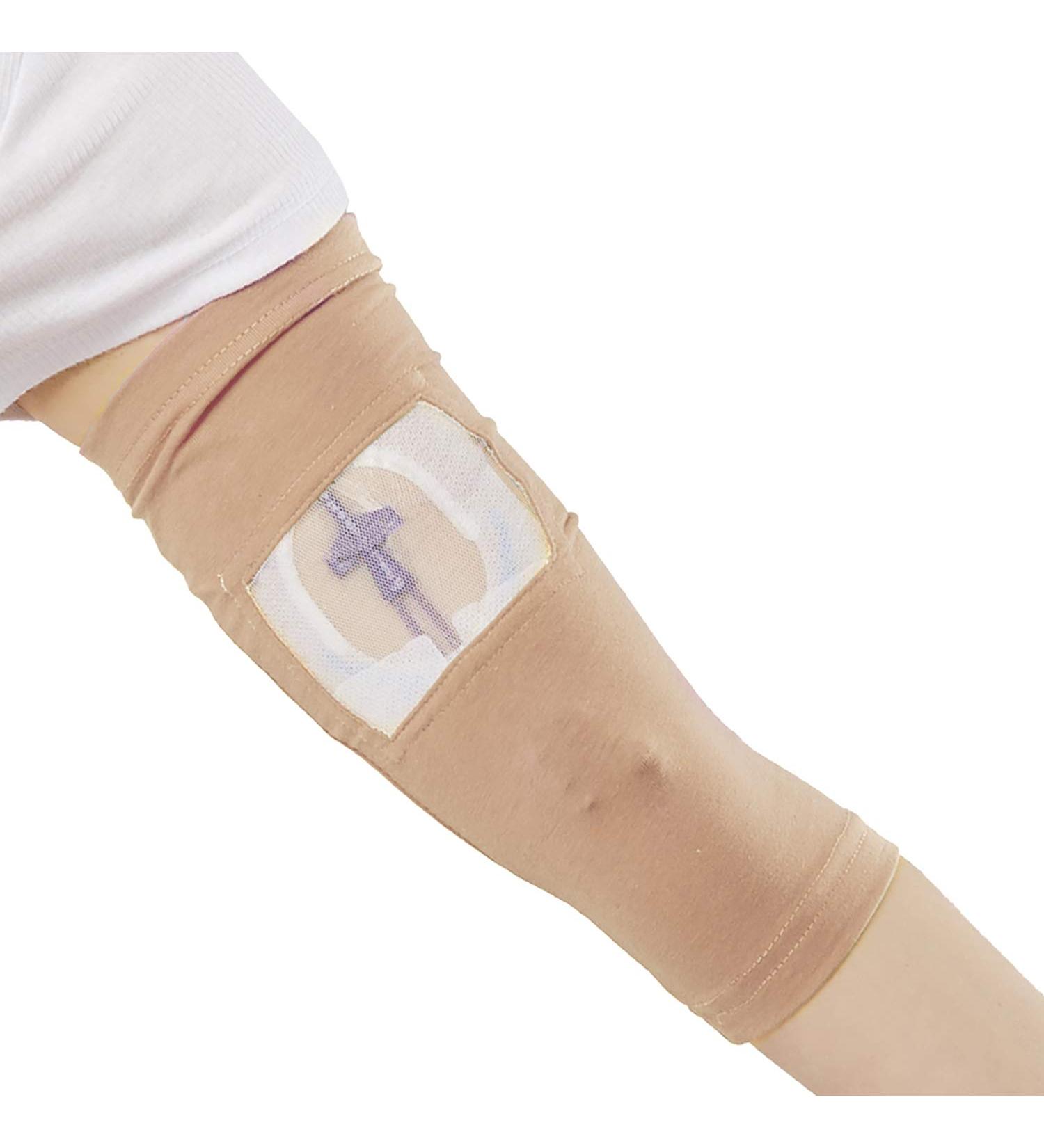 Care+Wear Long Ultra-Soft PICC Line Cover 11"-13" Small Camel - Buy Online on GoSupps.com