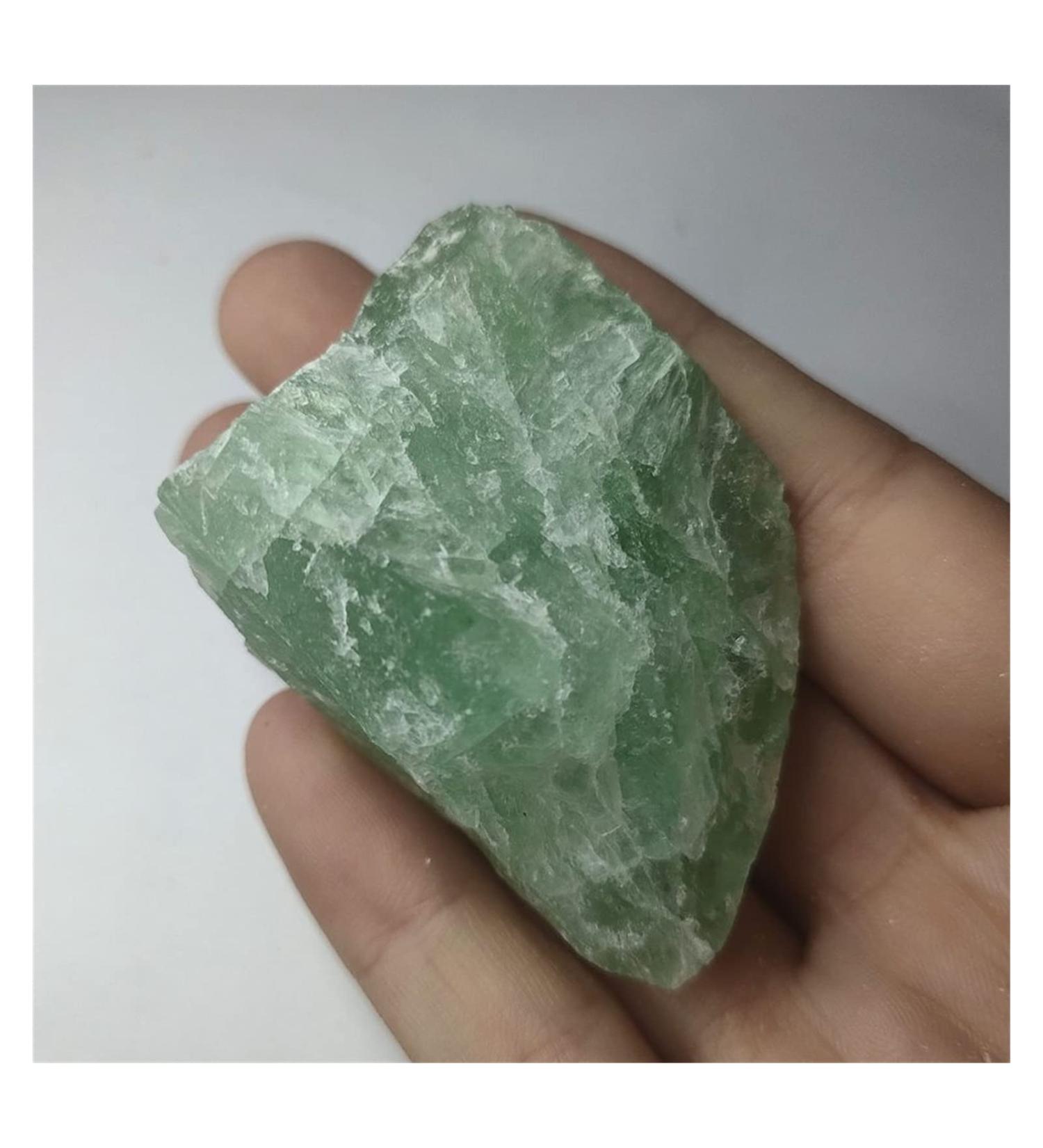 Natural Crystal Rough 2pcs 2-5cm Natural Green Fluorite Crystal Minerals Specimens Rockstone Rough Gemstone Healing Decor - Buy Online on GoSupps.com