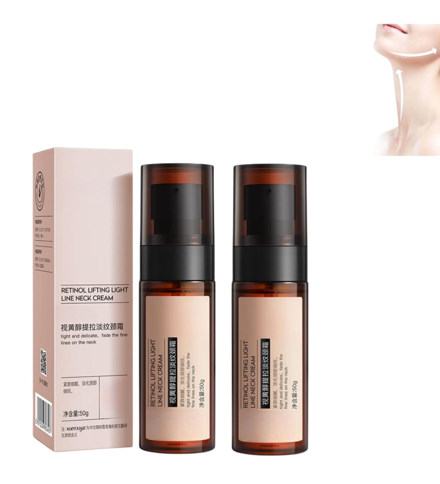 New Dual Retinol Anti-Wrinkle Neck Cream Retinol Anti-Aging Neck Cream Moisturizing Neck Cream Collagen Lifting and Firming Neck Cream Moisturizer - Buy Online on GoSupps.com