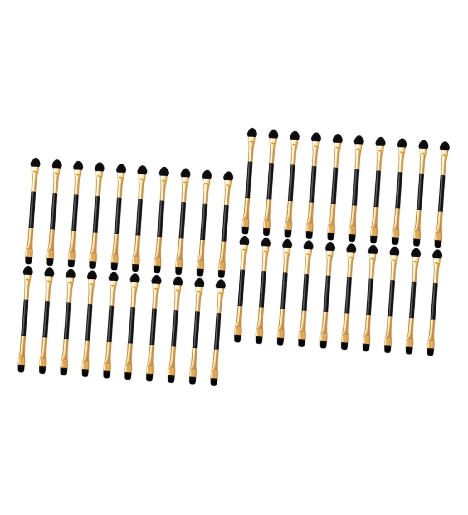 Didiseaon 40 Pcs Double Ended Eyeshadow Eye Makeup Kit Eye for Eyeshadow Eye Shadow for Makeup Small Eyeshadow Makeup for Women Eyeshadow Makeup 12.50X0.50X0.50CMx2pcs Goldenx2pcs - Buy Online on GoSupps.com