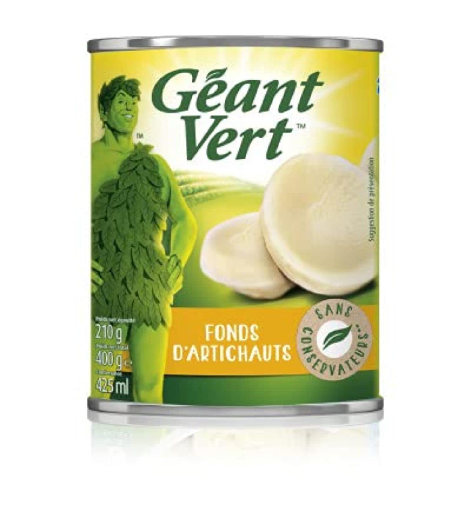 Géant Vert Artichoke Funds - The 210 g box net drained