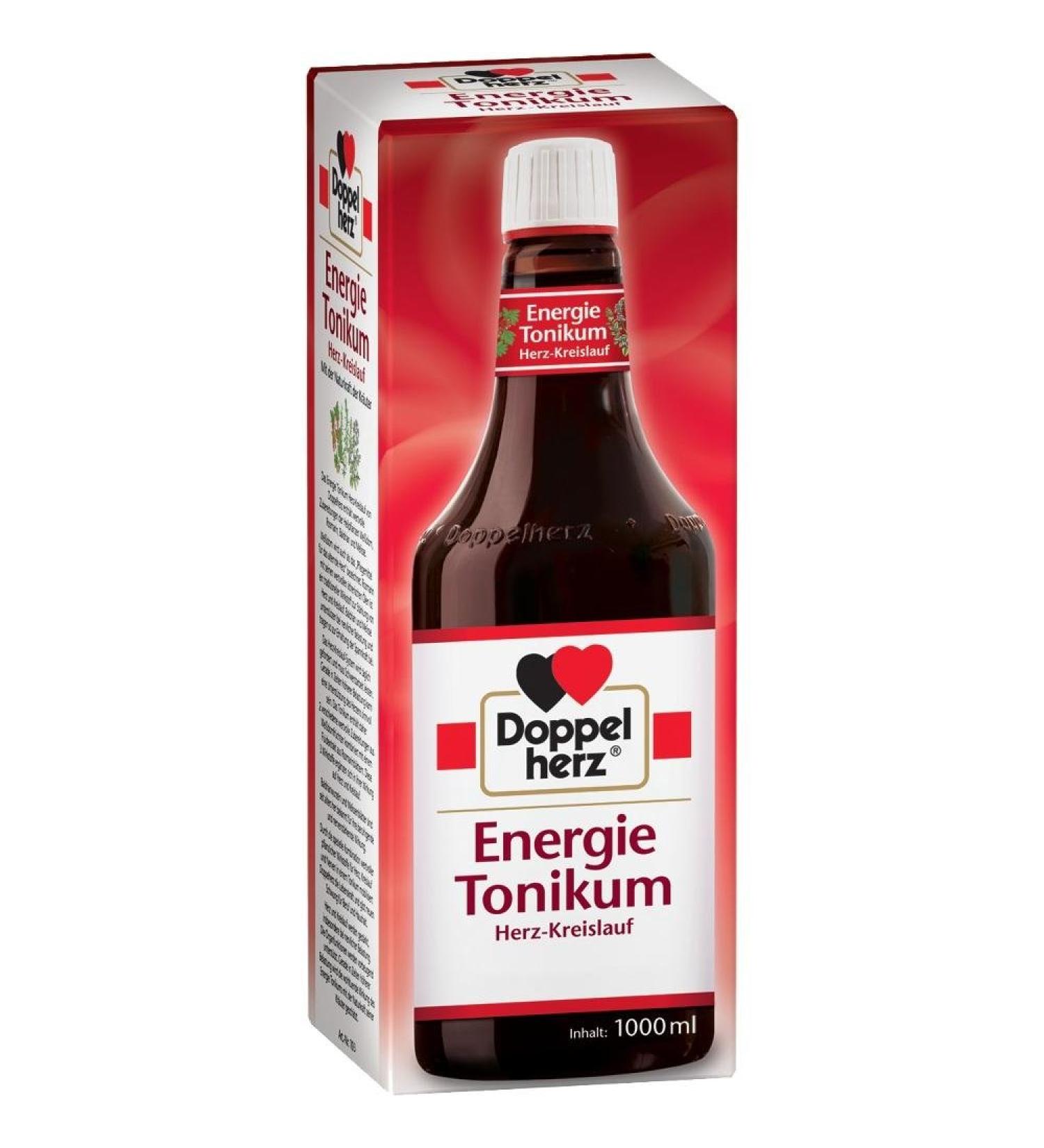 Doppelherz Cardiovascular Tonic Energy - Medicines Traditionally Applied to Support Cardiovascular Function in Nervous Stress - 1000 ml