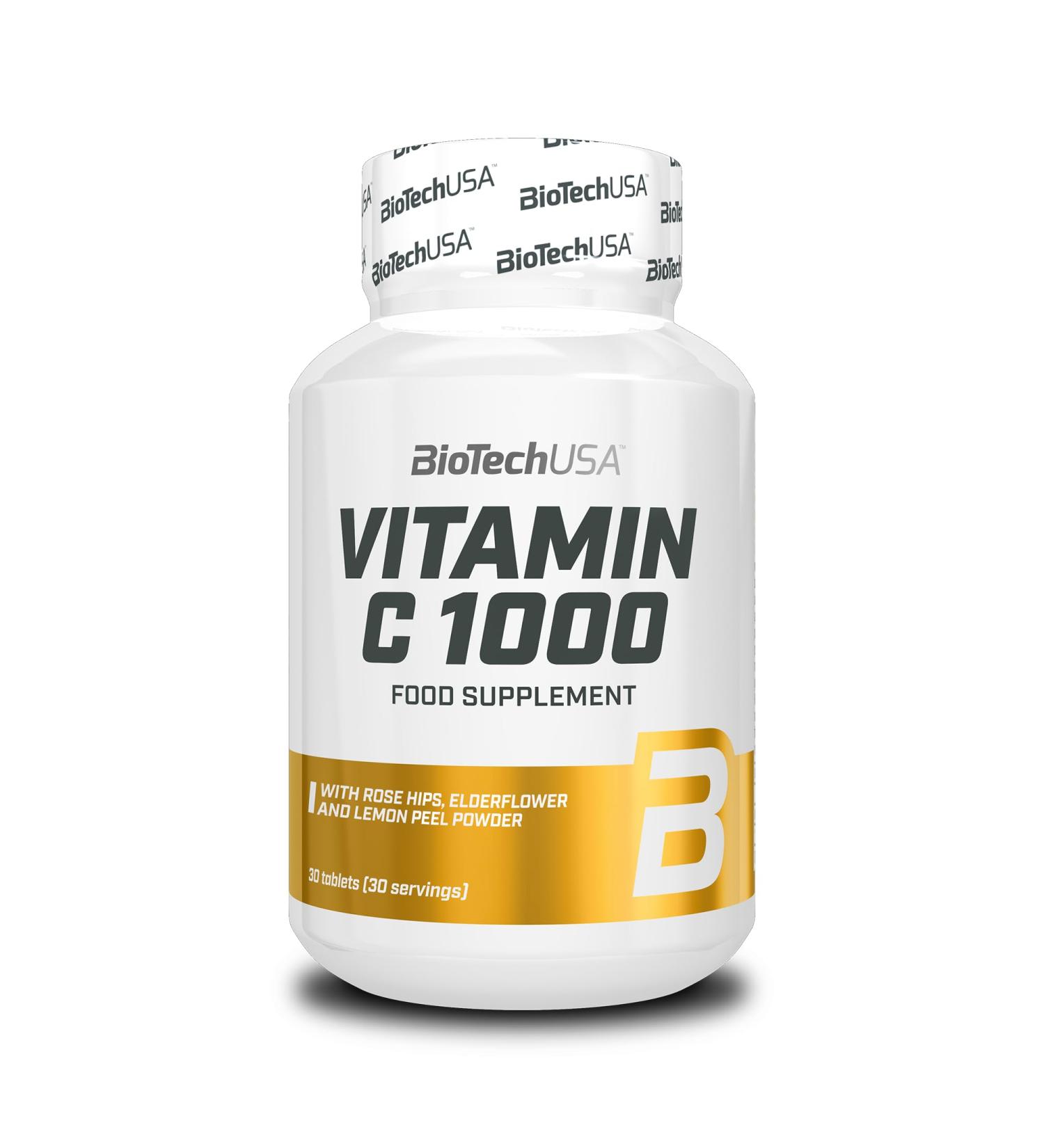  BioTechUSA Vitamin C 1000 + Bioflavonoids BioTechUSA Vitamin C 1000 + Bioflavonoids | Multiple Sources | Immune Support | Cynor - Buy Online on GoSupps.com