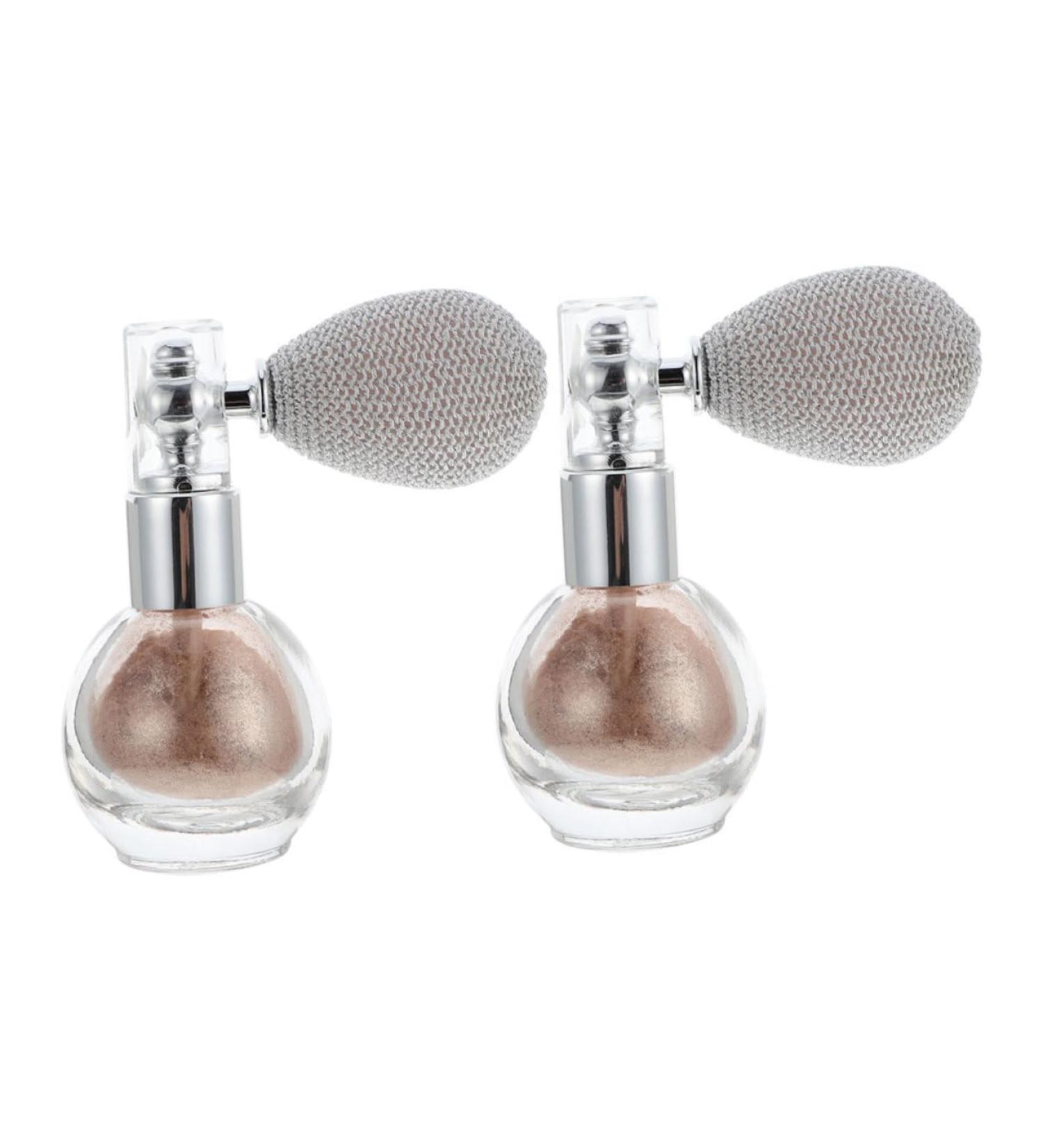 FOMIYES 2pcs Spray Glitter Spray Mist Bottle for Hair Glitter Makeup Glass Bottle Highlighter As Shown 1 7.5x6cm - Buy Online on GoSupps.com