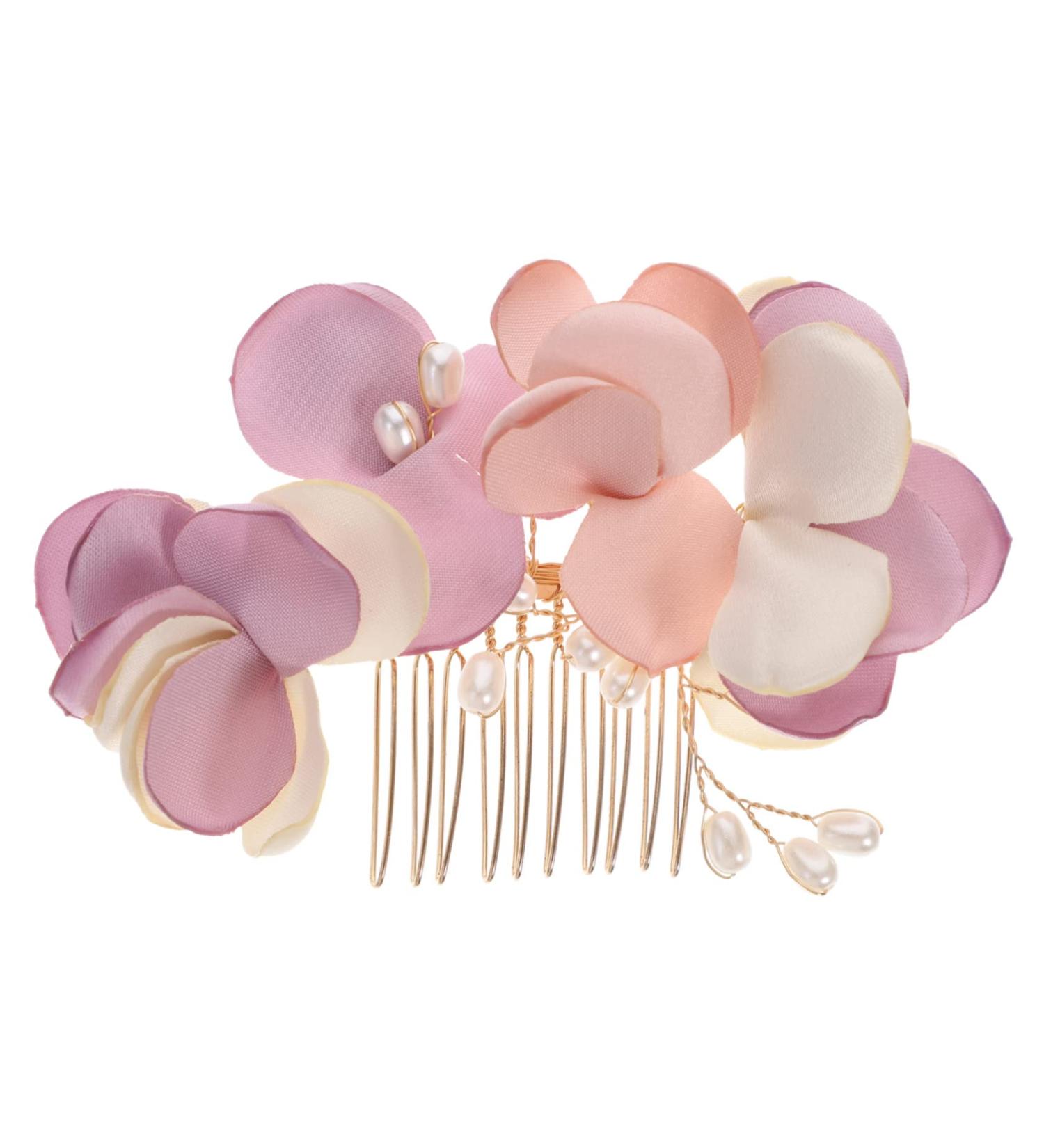 Beatifufu Bridal Headwear Bride Wedding Headdress Bridal Headpieces Bridal Hair Decor Wedding Hair Comb Bridal Hair Accessories Bride Hair Comb Bride Headdress Wedding Flower Hair Comb - Buy Online on GoSupps.com