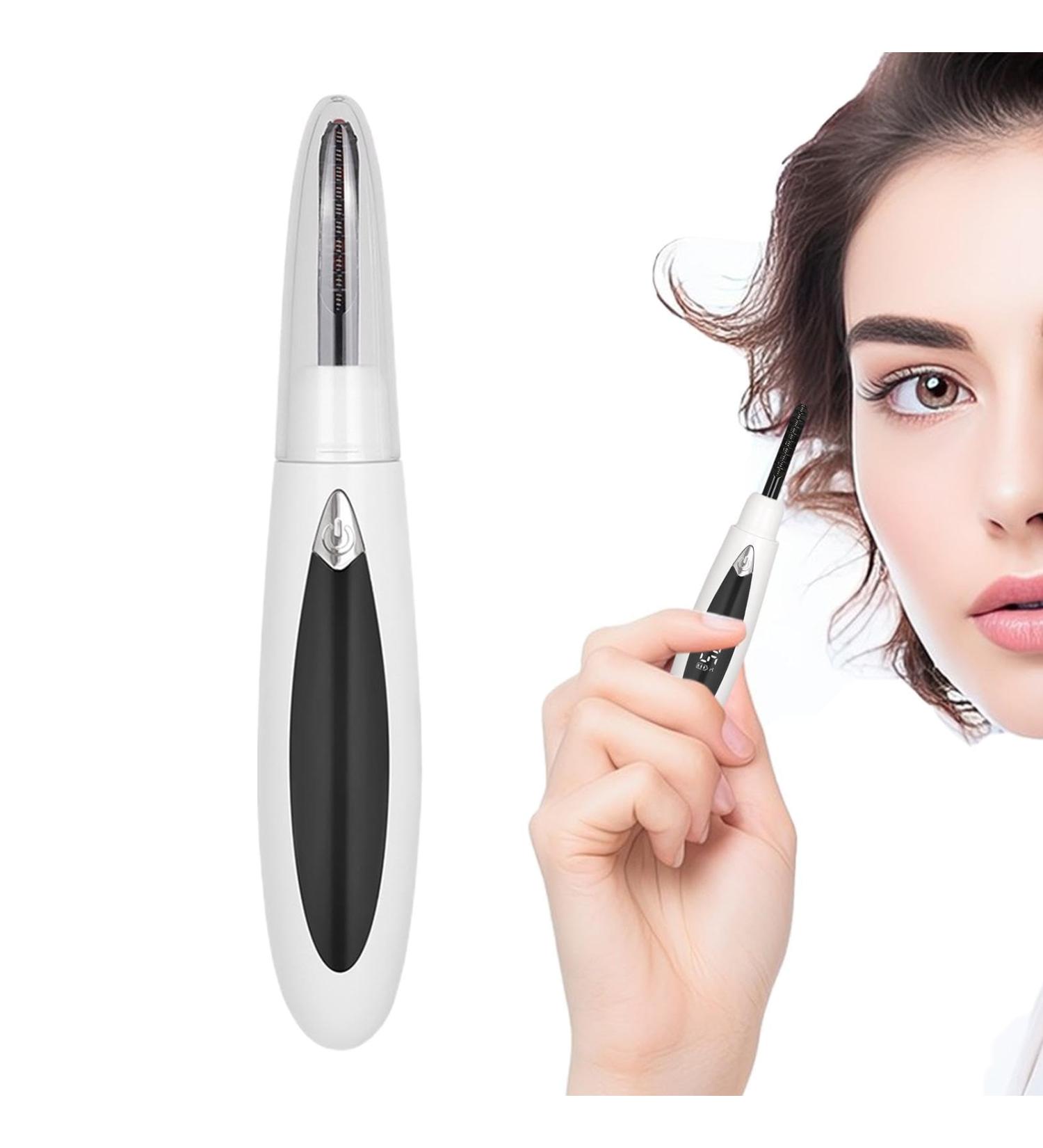 Janurium Electric Eyelash Curler - Electric Heated Lash Curler Long-Lasting Rechargeable Electric Eyelash Curler with LED Display Fast Heating Lash Curlers for Dating Traveling Upgraded Eyelashes-white - Buy Online on GoSupps.com