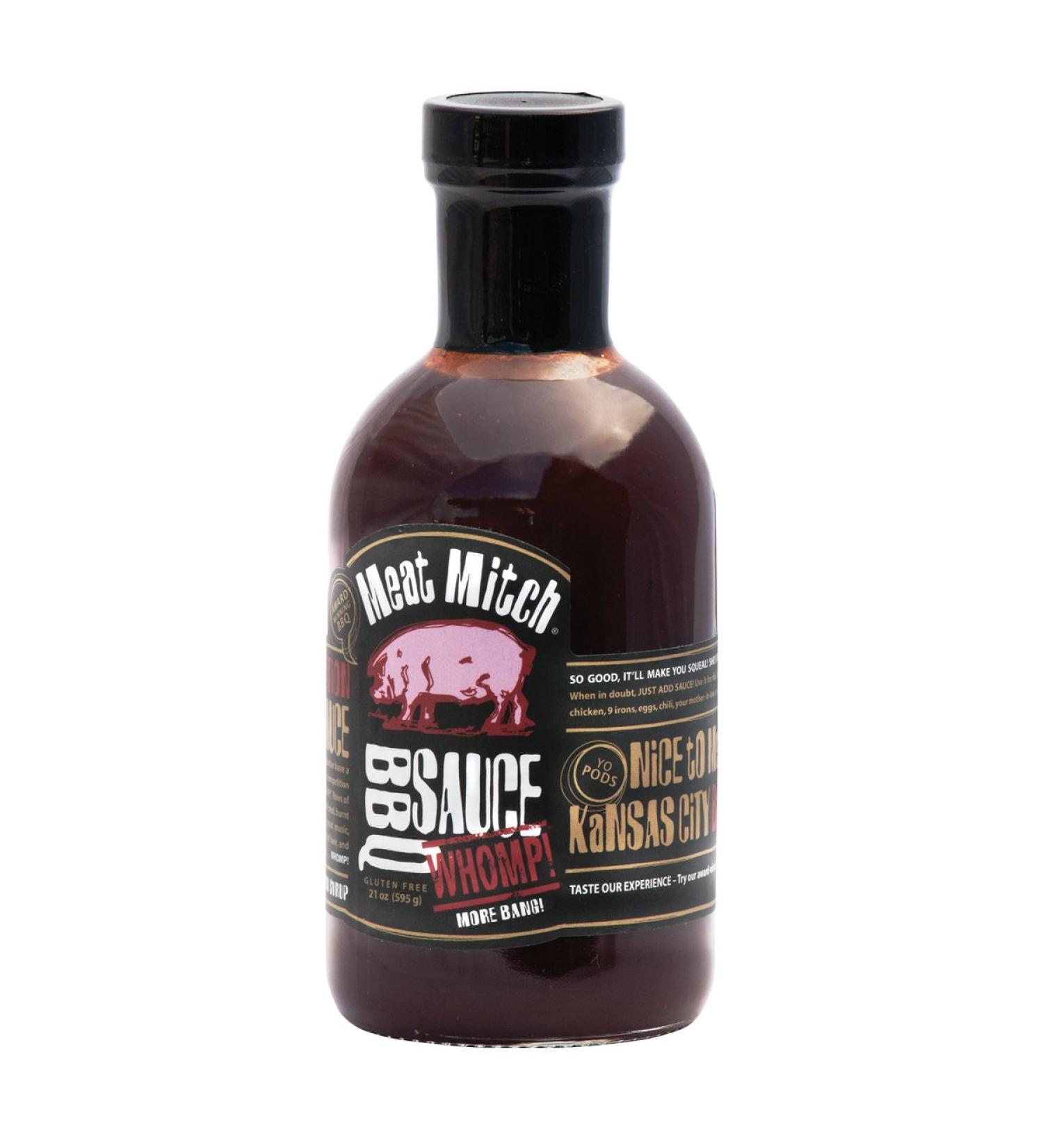 Meat Mitch WHOMP! BBQ Sauce 21.0oz | Kansas City Gourmet Competition Barbecue Sauce - Buy Online on GoSupps.com