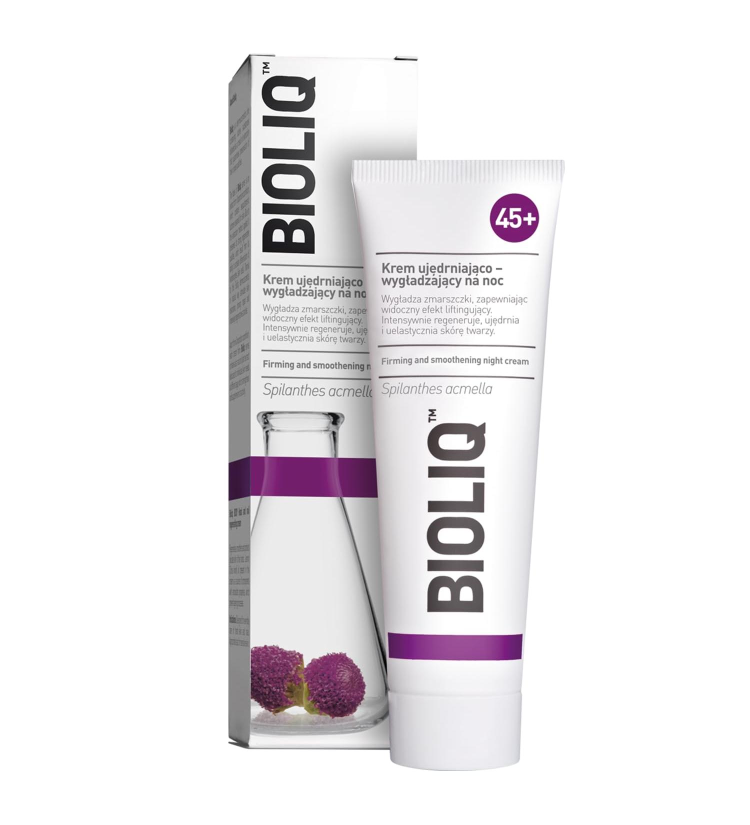 45+ Firming Night Cream - Intensive Regeneration & Wrinkle Smoothing with Hyaluronic Acid & Spilanthes Extract - Global Shipping - Buy Online on GoSupps.com