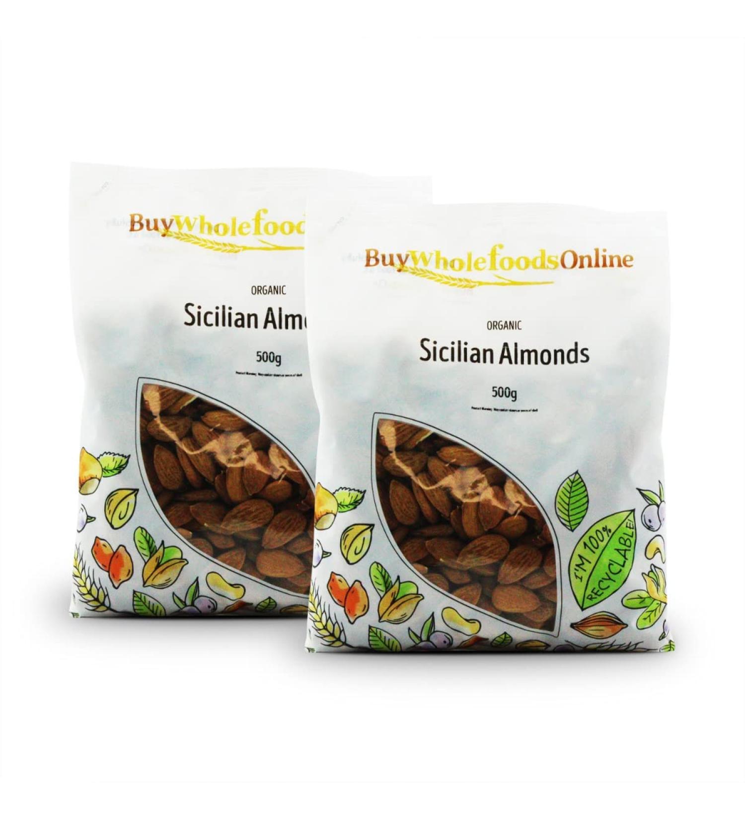Organic Sicilian Almonds 1kg