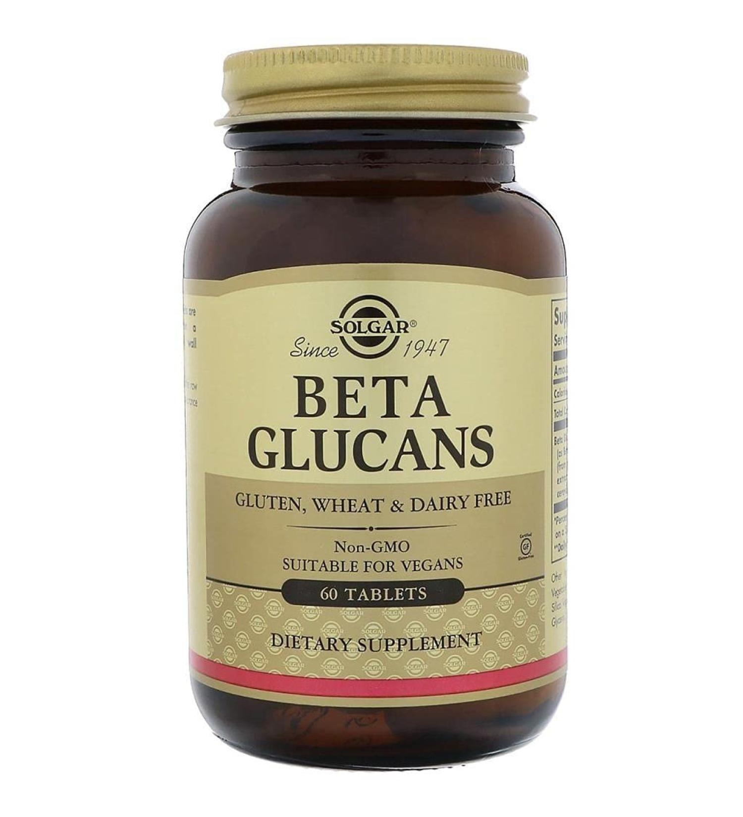 Solgar Beta Glucans 60 Tablets